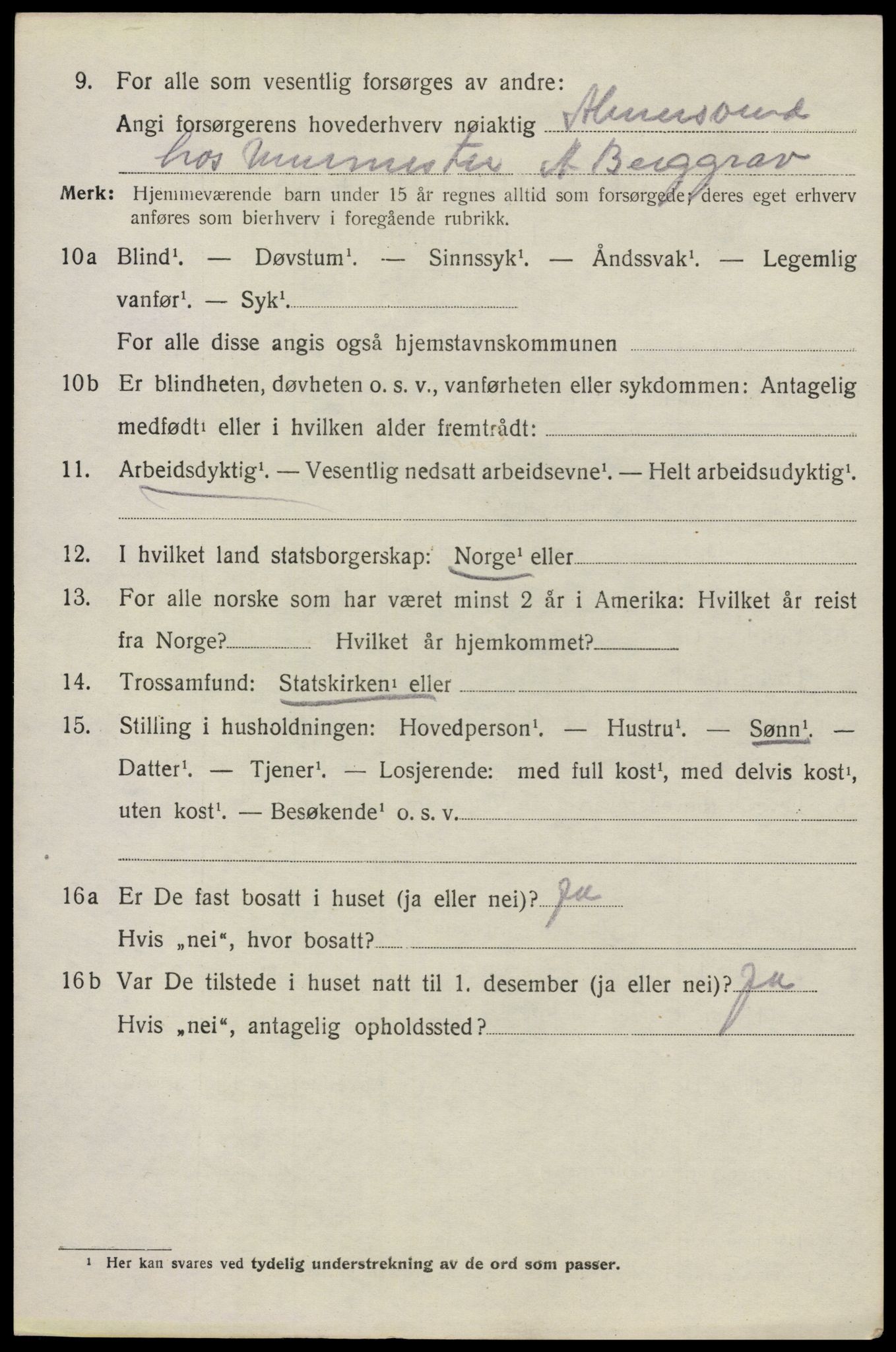 SAO, 1920 census for Glemmen, 1920, p. 10472