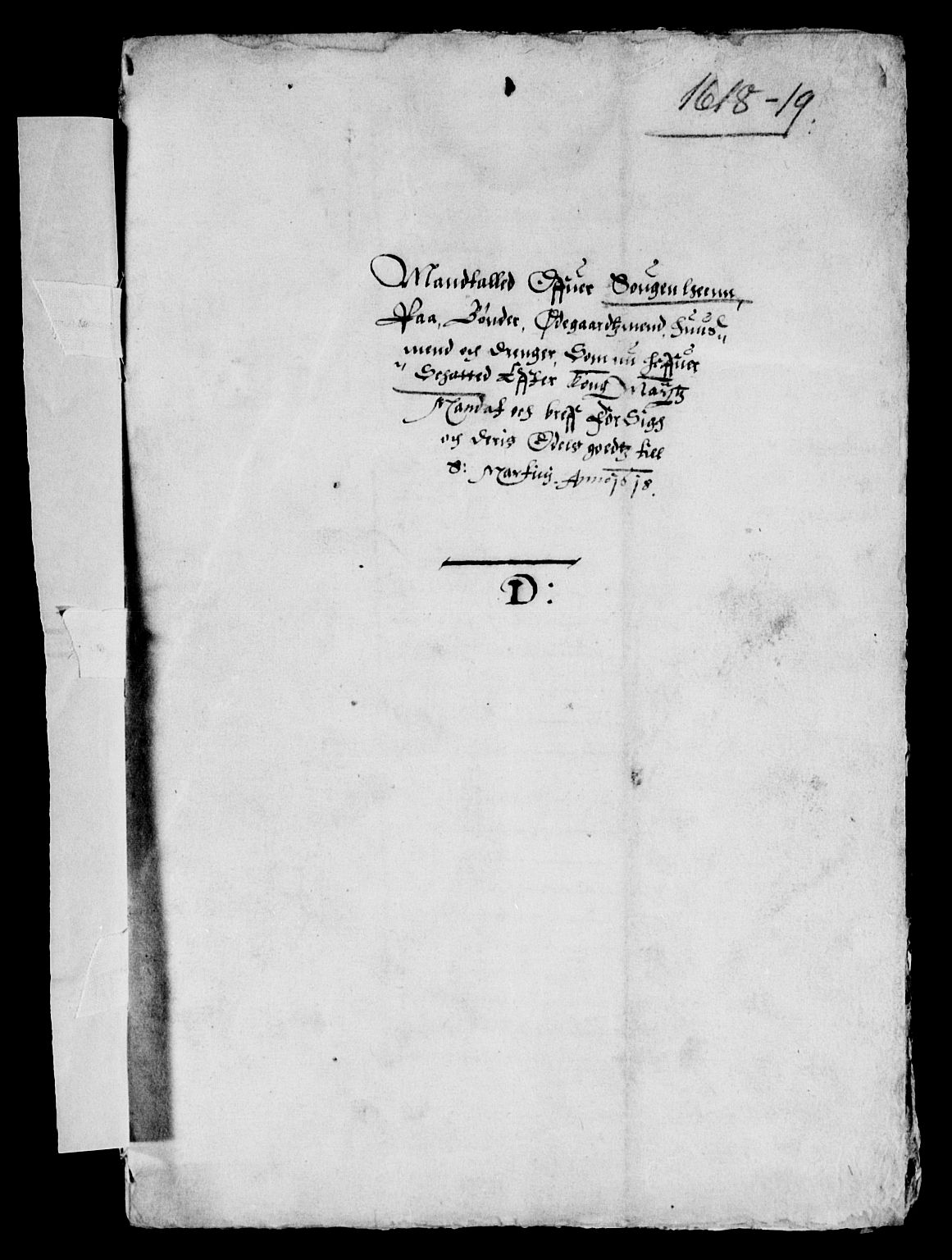 Rentekammeret inntil 1814, Reviderte regnskaper, Lensregnskaper, AV/RA-EA-5023/R/Rb/Rbt/L0028: Bergenhus len, 1615-1620