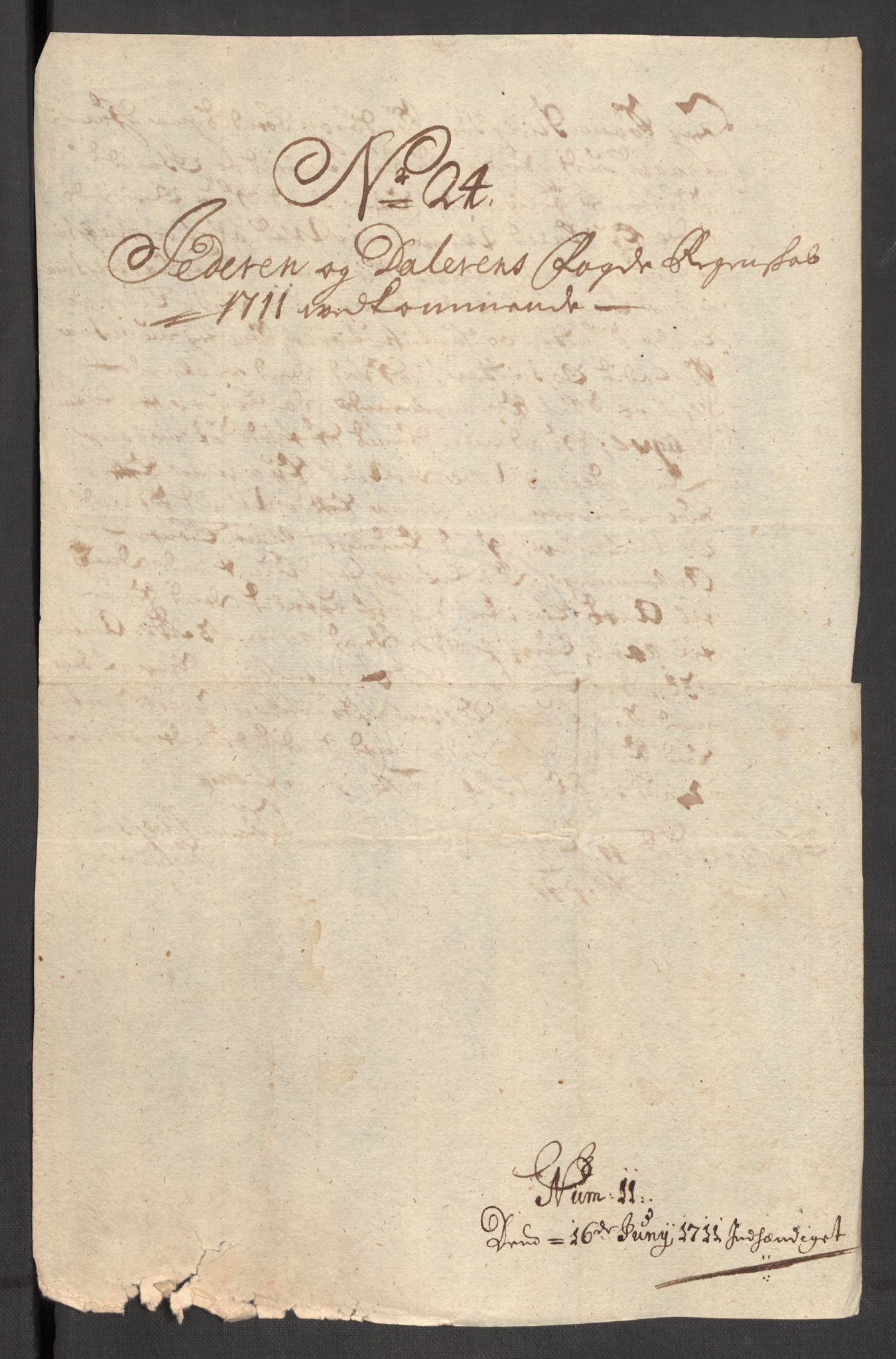 Rentekammeret inntil 1814, Reviderte regnskaper, Fogderegnskap, AV/RA-EA-4092/R46/L2735: Fogderegnskap Jæren og Dalane, 1711, p. 366