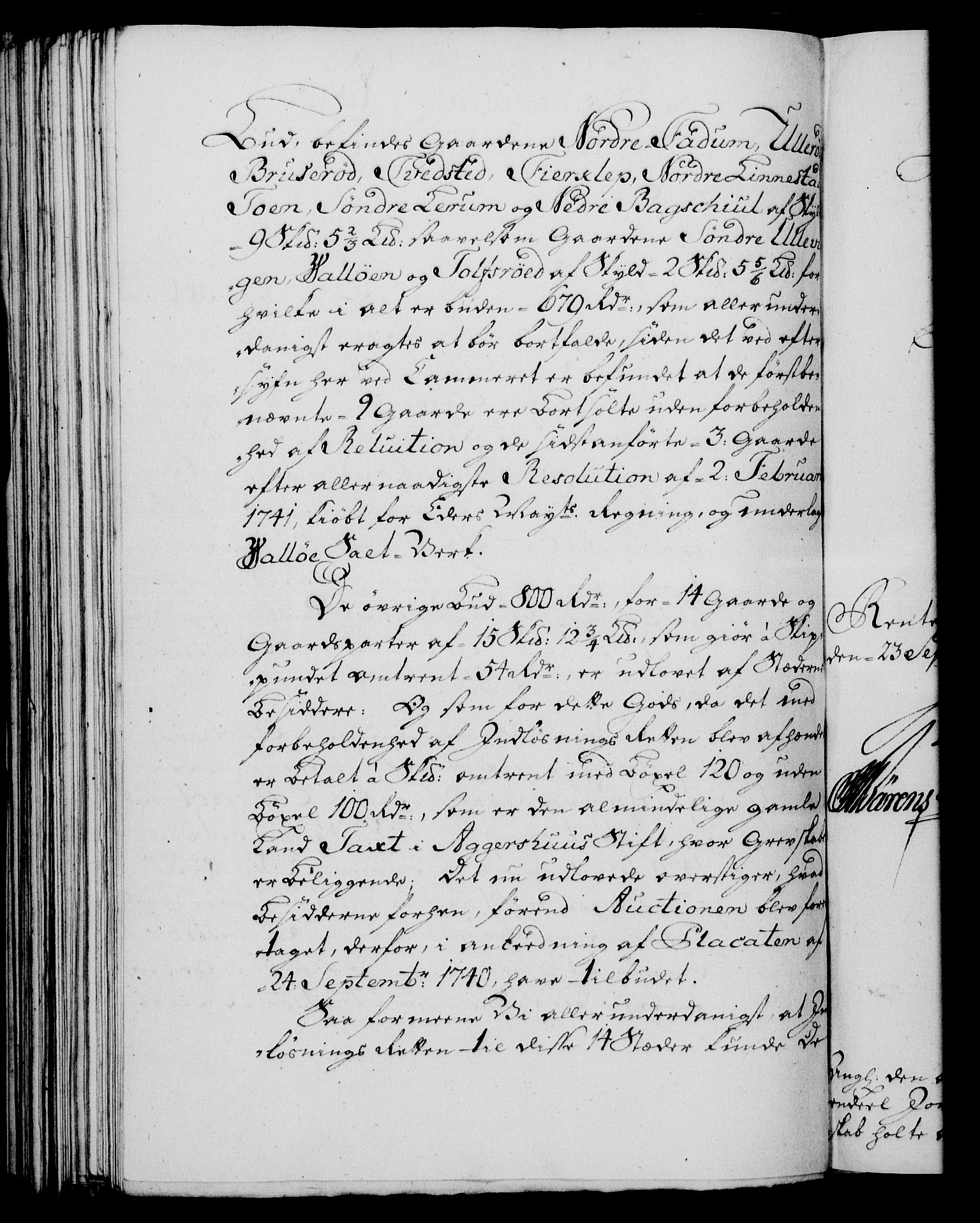 Rentekammeret, Kammerkanselliet, RA/EA-3111/G/Gf/Gfa/L0045: Norsk relasjons- og resolusjonsprotokoll (merket RK 52.45), 1763, p. 422
