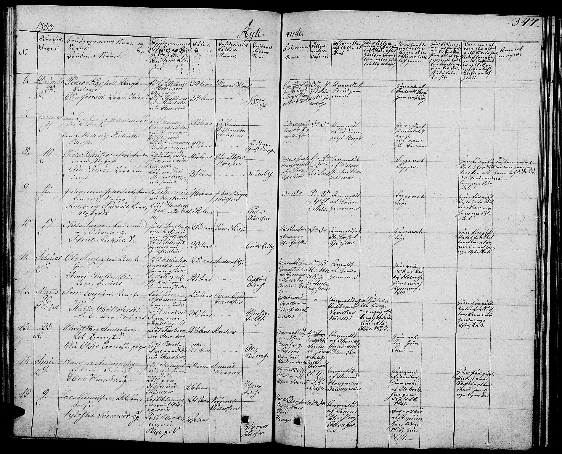 Ringsaker prestekontor, AV/SAH-PREST-014/L/La/L0004: Parish register (copy) no. 4, 1827-1838, p. 347