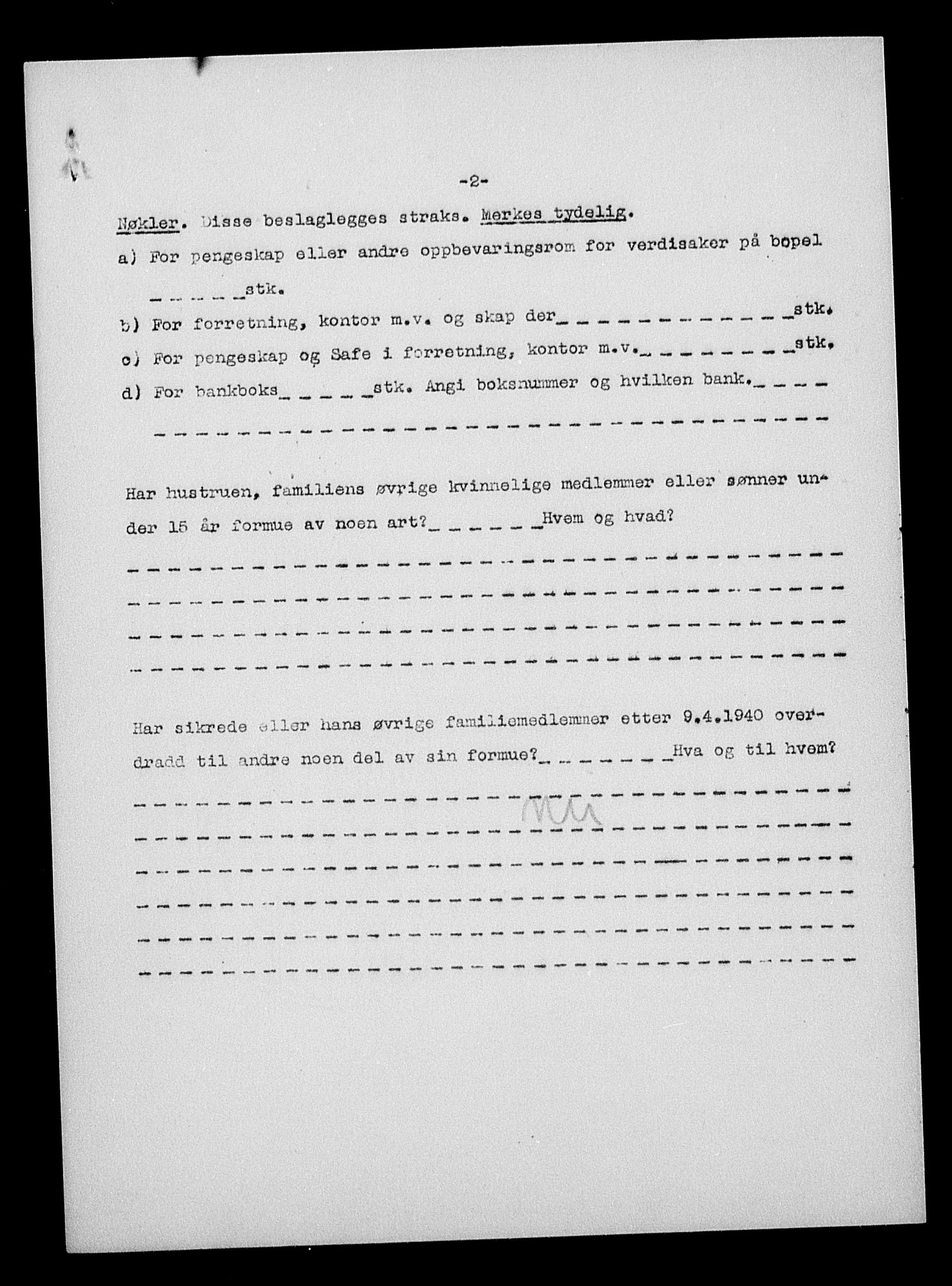 Justisdepartementet, Tilbakeføringskontoret for inndratte formuer, AV/RA-S-1564/H/Hc/Hcc/L0945: --, 1945-1947, p. 71
