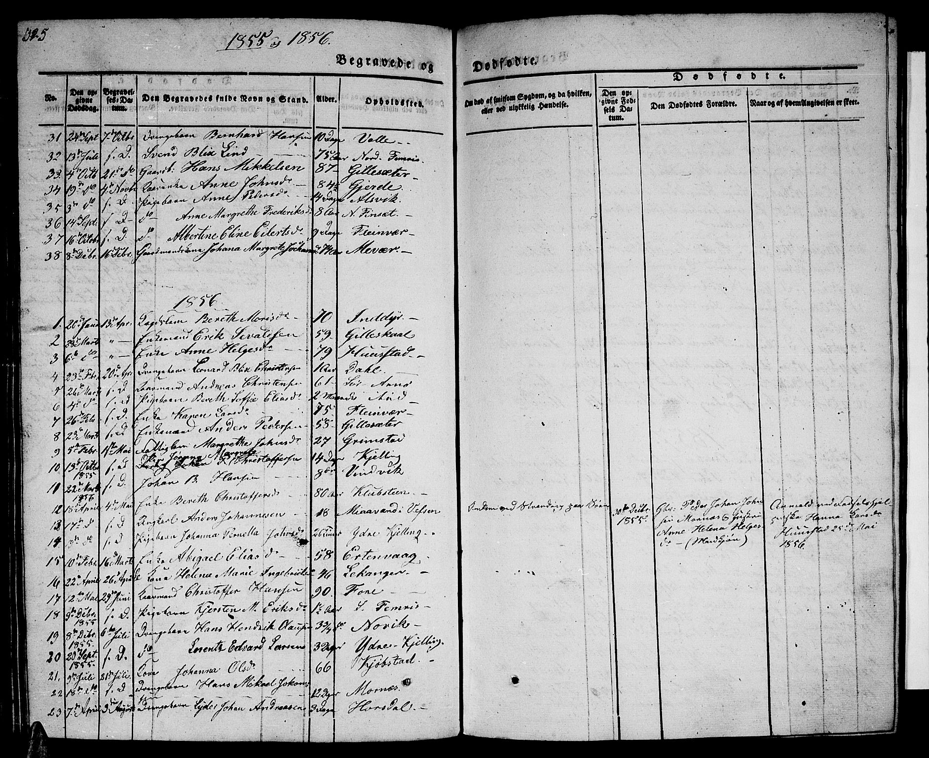 Ministerialprotokoller, klokkerbøker og fødselsregistre - Nordland, SAT/A-1459/805/L0106: Parish register (copy) no. 805C02, 1841-1861, p. 325