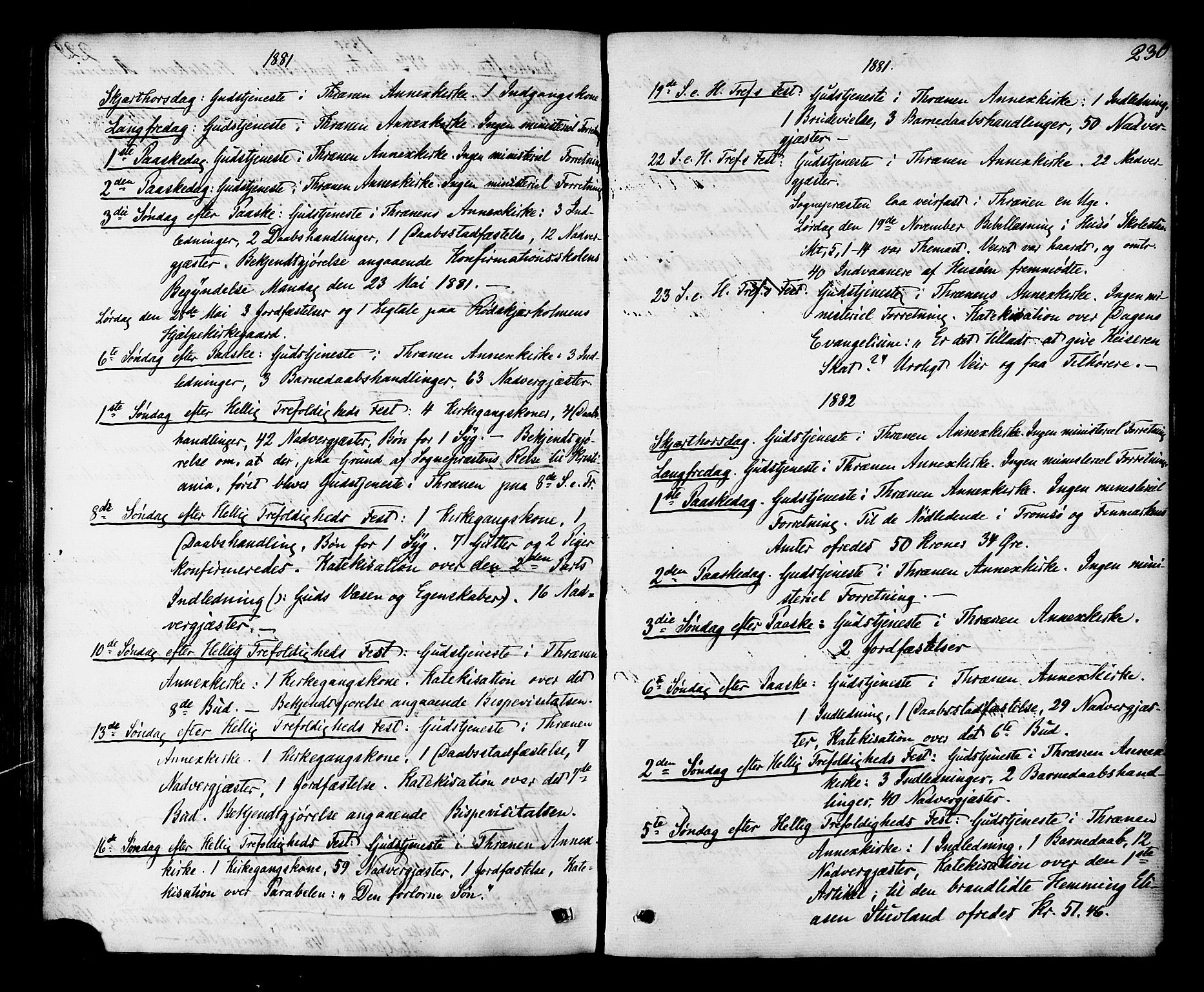 Ministerialprotokoller, klokkerbøker og fødselsregistre - Nordland, SAT/A-1459/840/L0579: Parish register (official) no. 840A01, 1863-1887, p. 230