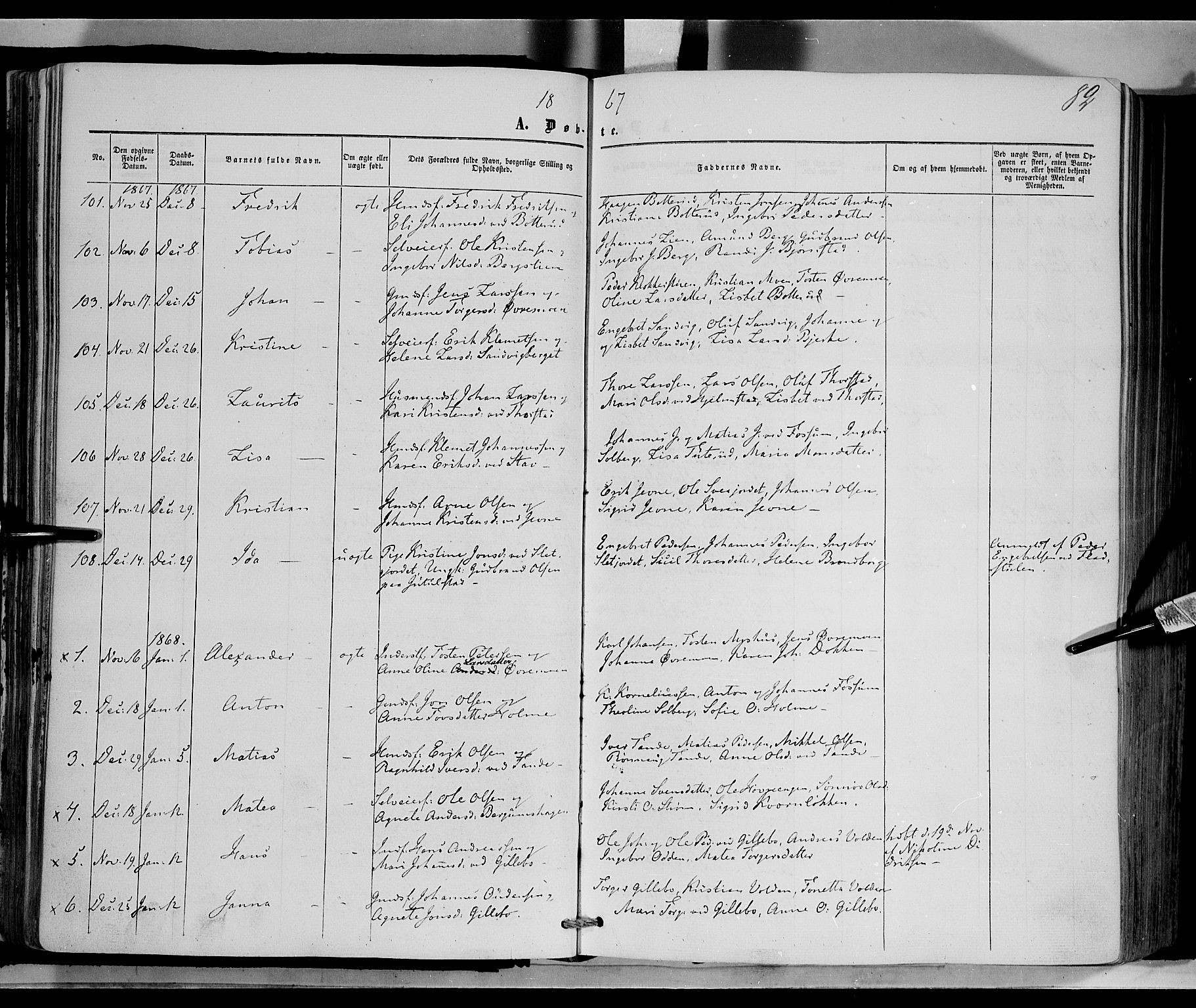 Øyer prestekontor, AV/SAH-PREST-084/H/Ha/Haa/L0006: Parish register (official) no. 6, 1858-1874, p. 82