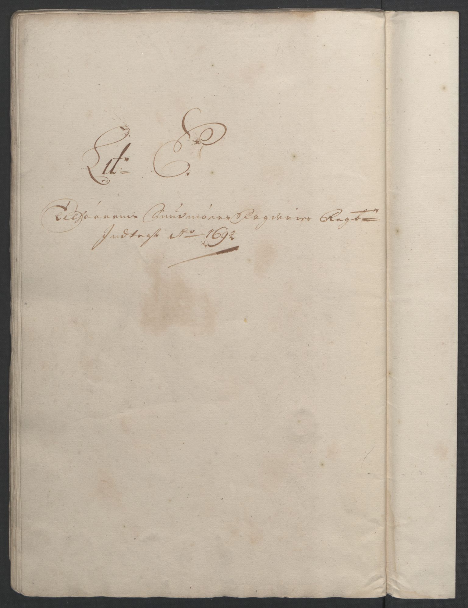 Rentekammeret inntil 1814, Reviderte regnskaper, Fogderegnskap, RA/EA-4092/R54/L3555: Fogderegnskap Sunnmøre, 1694-1695, p. 146