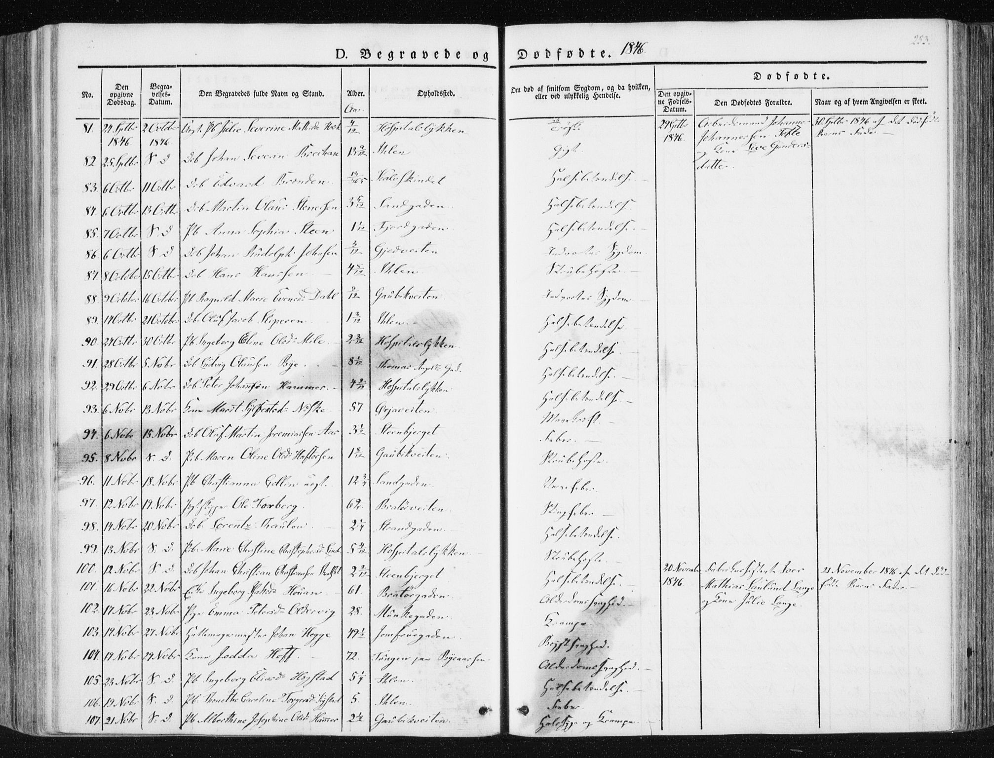 Ministerialprotokoller, klokkerbøker og fødselsregistre - Sør-Trøndelag, SAT/A-1456/602/L0110: Parish register (official) no. 602A08, 1840-1854, p. 253