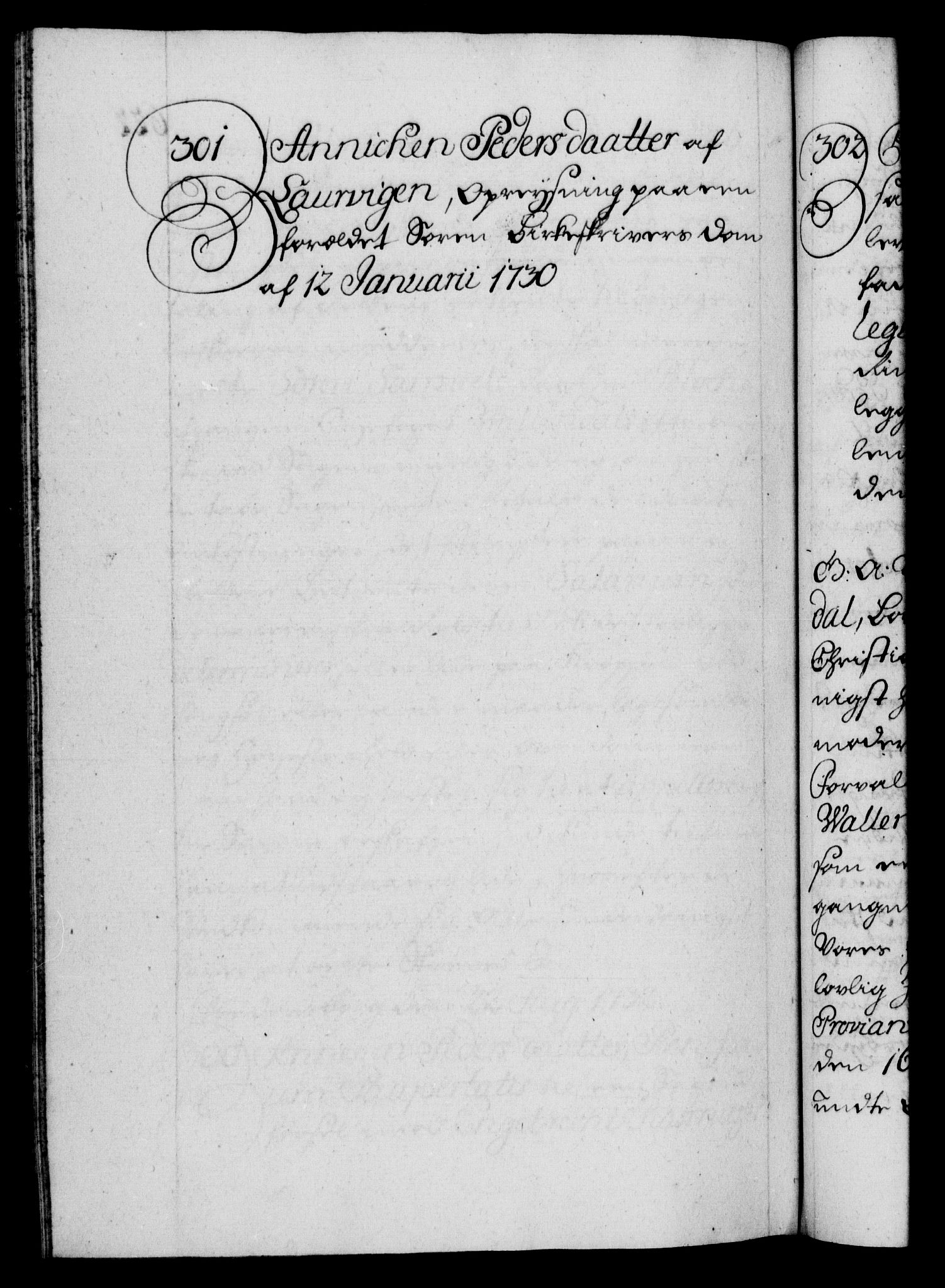 Danske Kanselli 1572-1799, AV/RA-EA-3023/F/Fc/Fca/Fcaa/L0027: Norske registre, 1730-1732, p. 622b