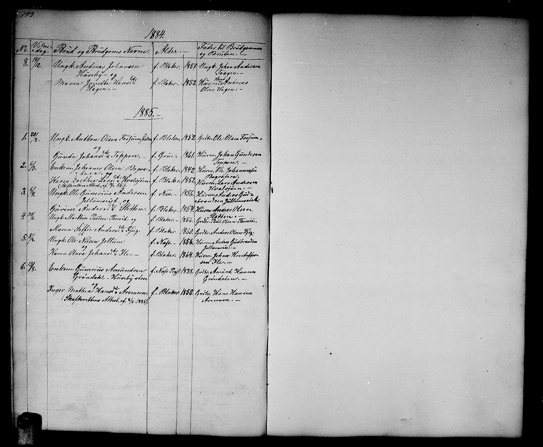 Aurskog prestekontor Kirkebøker, AV/SAO-A-10304a/G/Gb/L0001: Parish register (copy) no. II 1, 1858-1885, p. 193