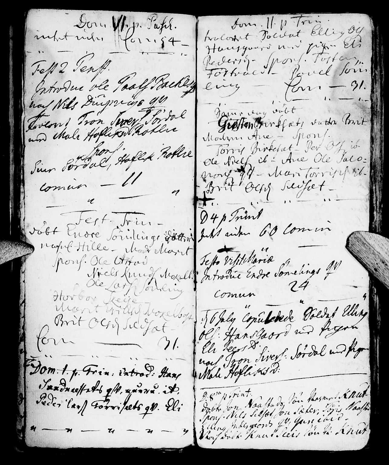 Ministerialprotokoller, klokkerbøker og fødselsregistre - Møre og Romsdal, AV/SAT-A-1454/584/L0964: Parish register (official) no. 584A04, 1732-1754