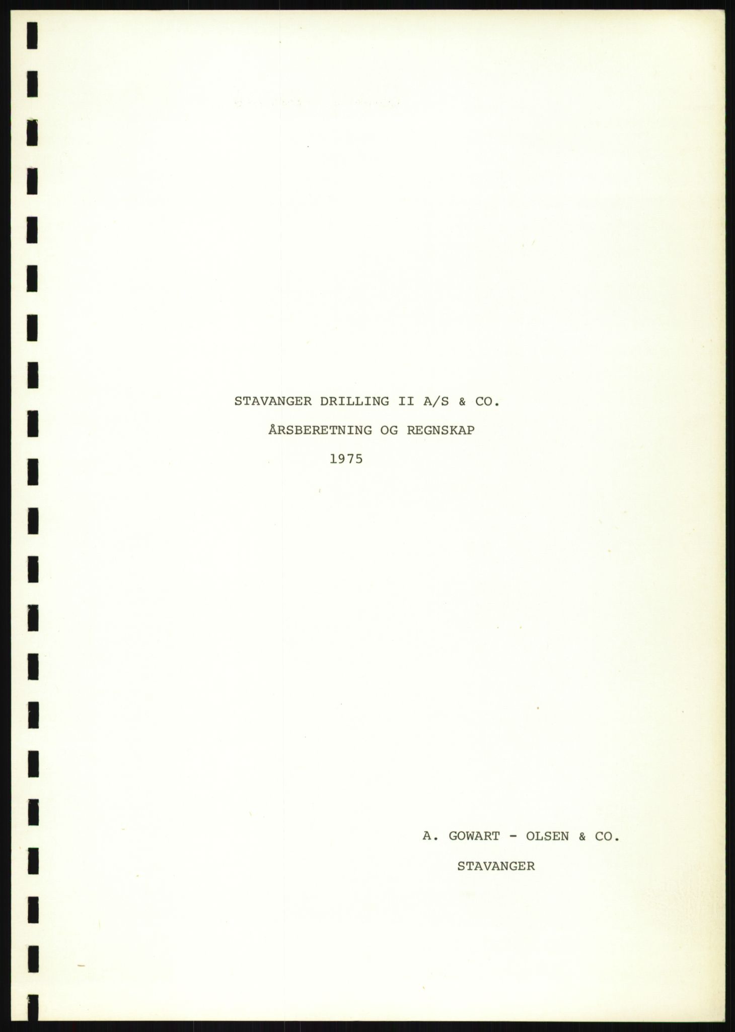 Pa 1503 - Stavanger Drilling AS, AV/SAST-A-101906/A/Ac/L0001: Årsberetninger, 1974-1978, p. 105