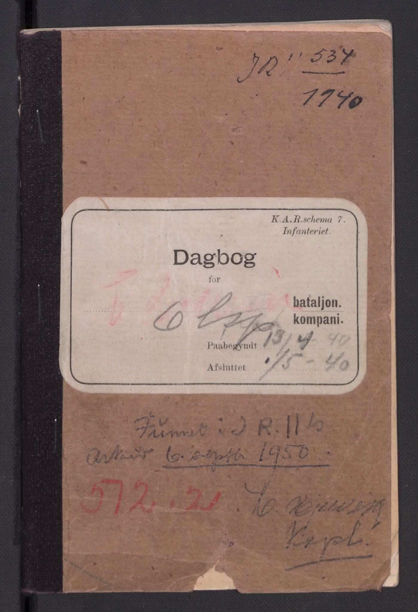 Forsvaret, Forsvarets krigshistoriske avdeling, RA/RAFA-2017/Y/Yb/L0113a: II-C-11-510-512  -  5. Divisjon., 1940, p. 514