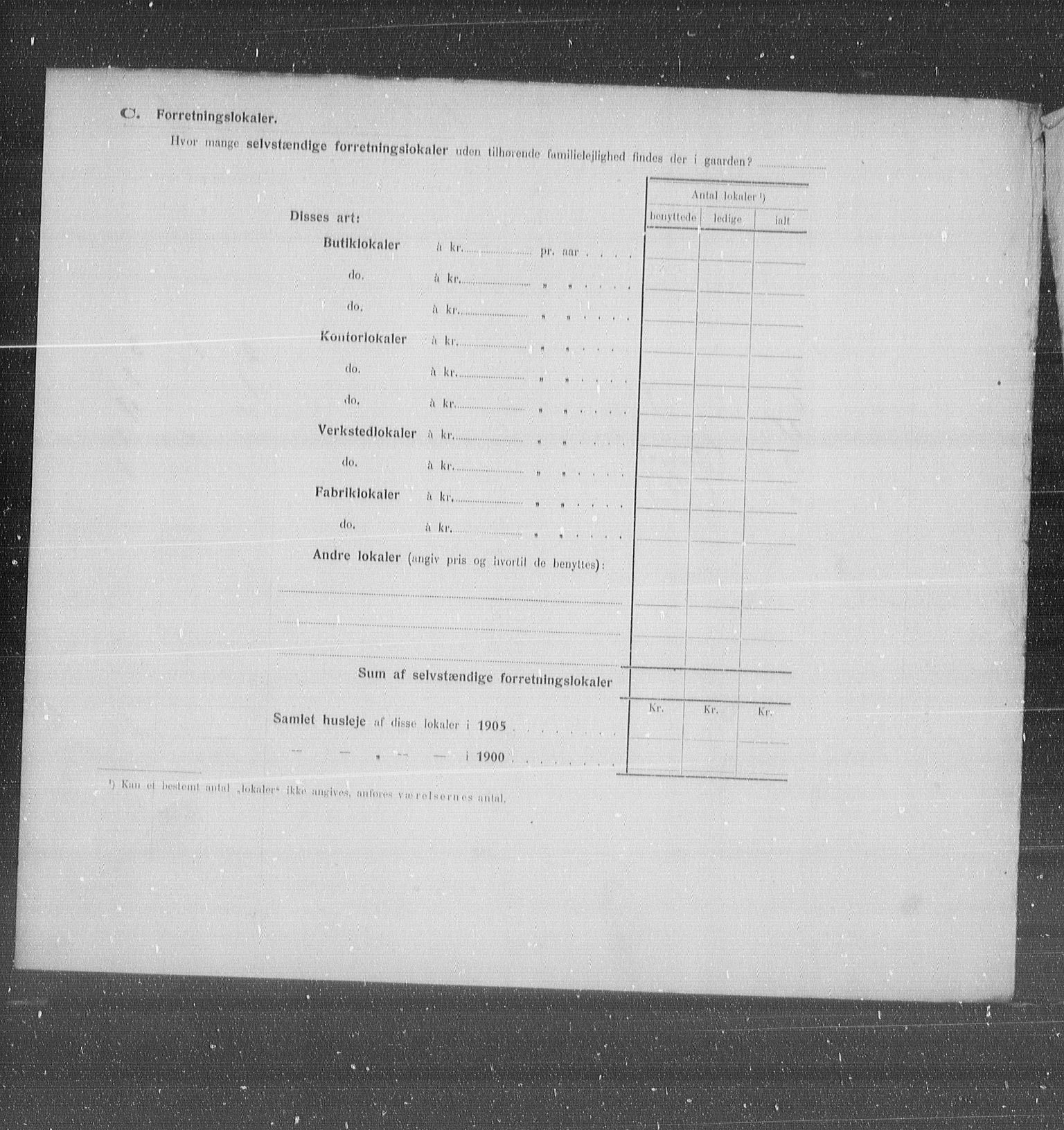 OBA, Municipal Census 1905 for Kristiania, 1905, p. 65438