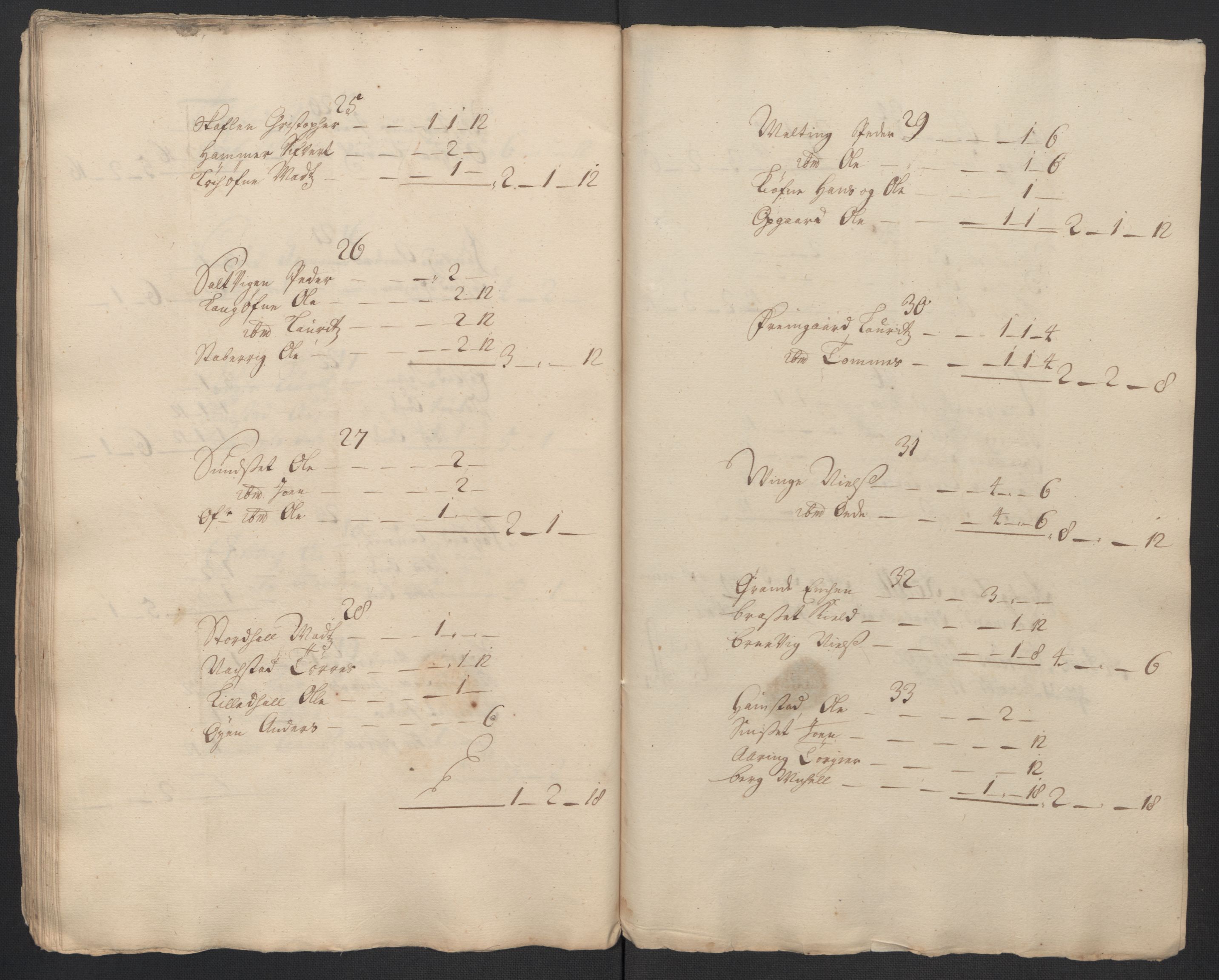 Rentekammeret inntil 1814, Reviderte regnskaper, Fogderegnskap, RA/EA-4092/R63/L4311: Fogderegnskap Inderøy, 1700, p. 47