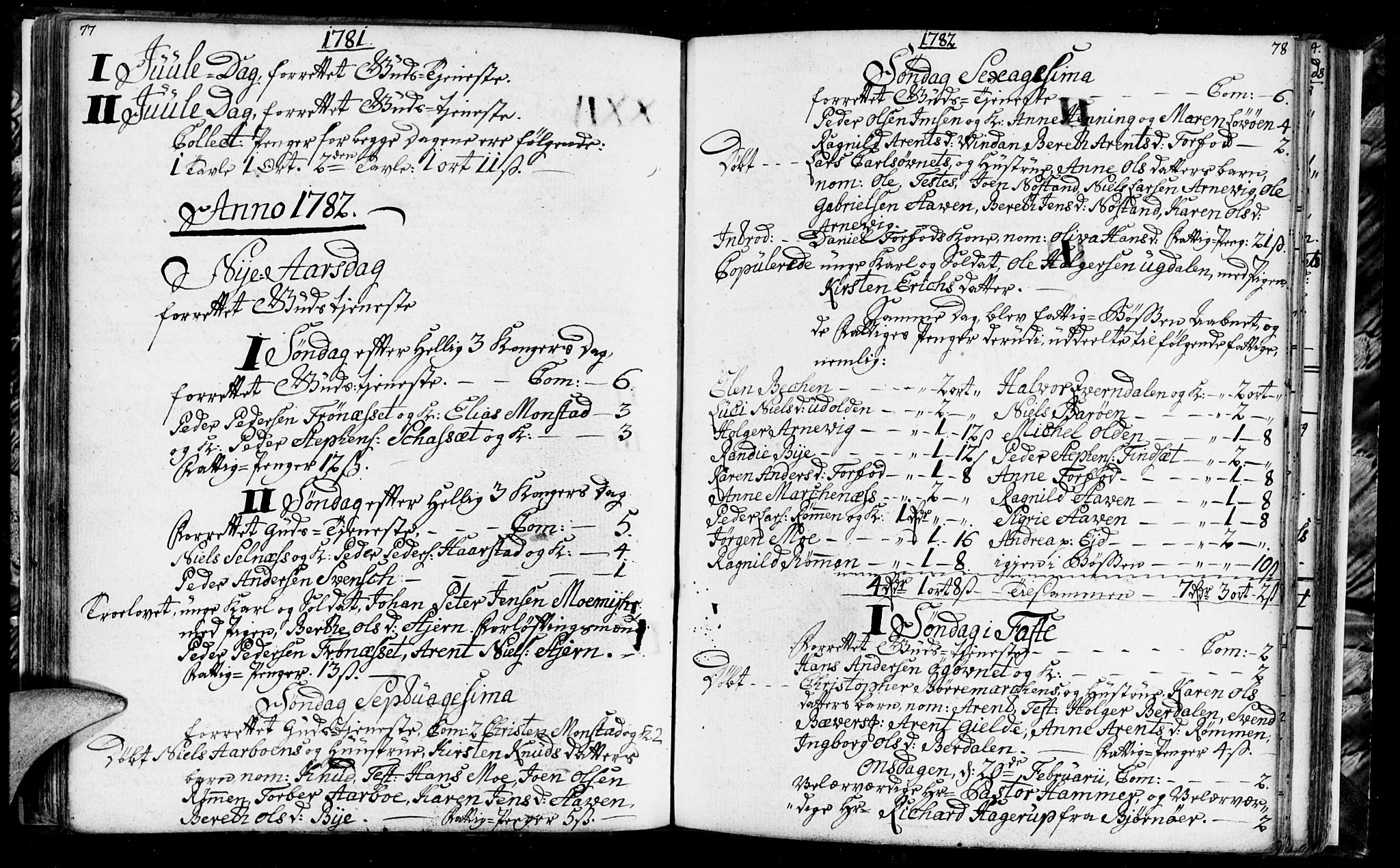 Ministerialprotokoller, klokkerbøker og fødselsregistre - Sør-Trøndelag, SAT/A-1456/655/L0685: Parish register (copy) no. 655C01, 1777-1788, p. 77-78