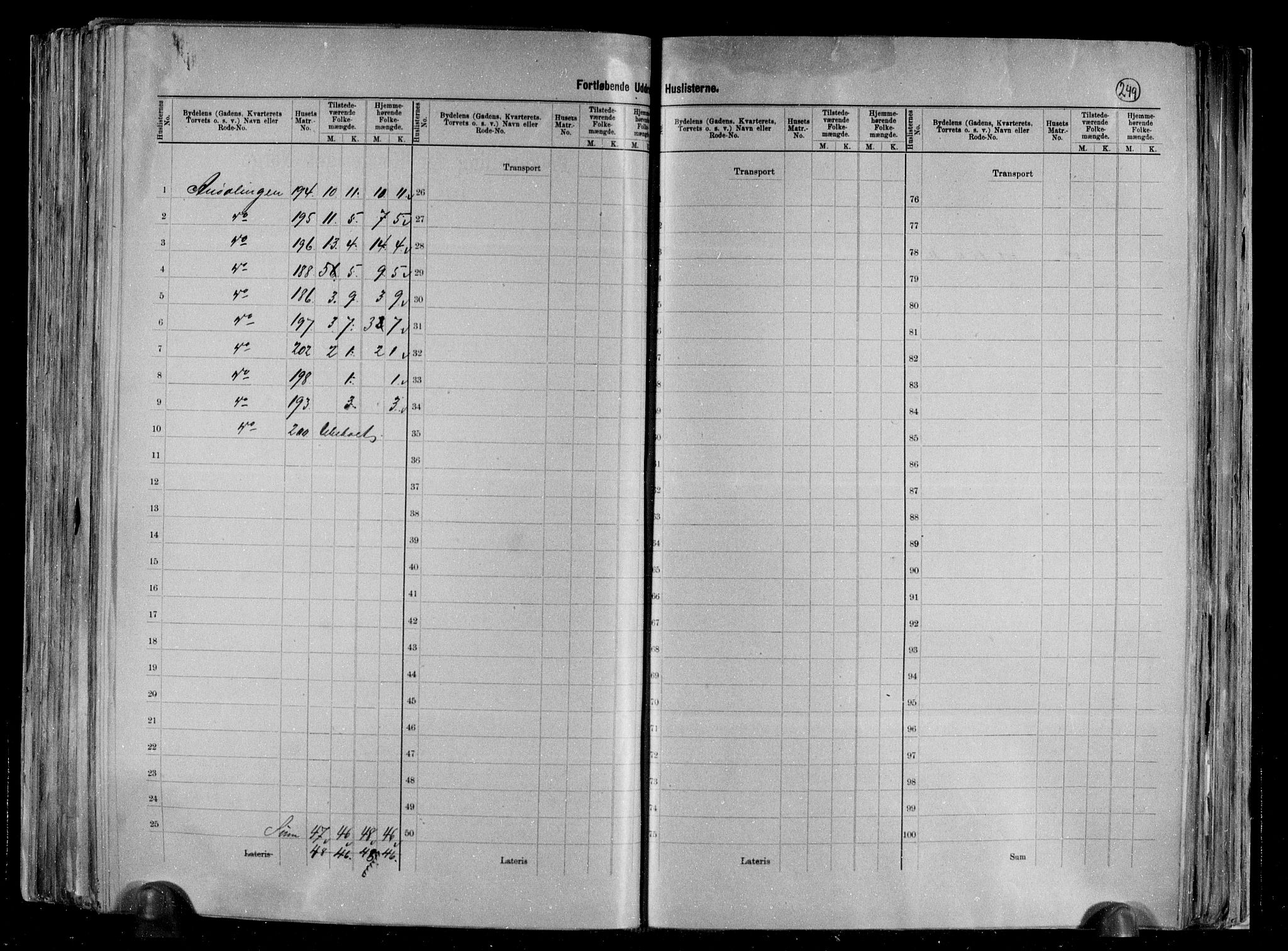 RA, 1891 census for 0801 Kragerø, 1891, p. 34