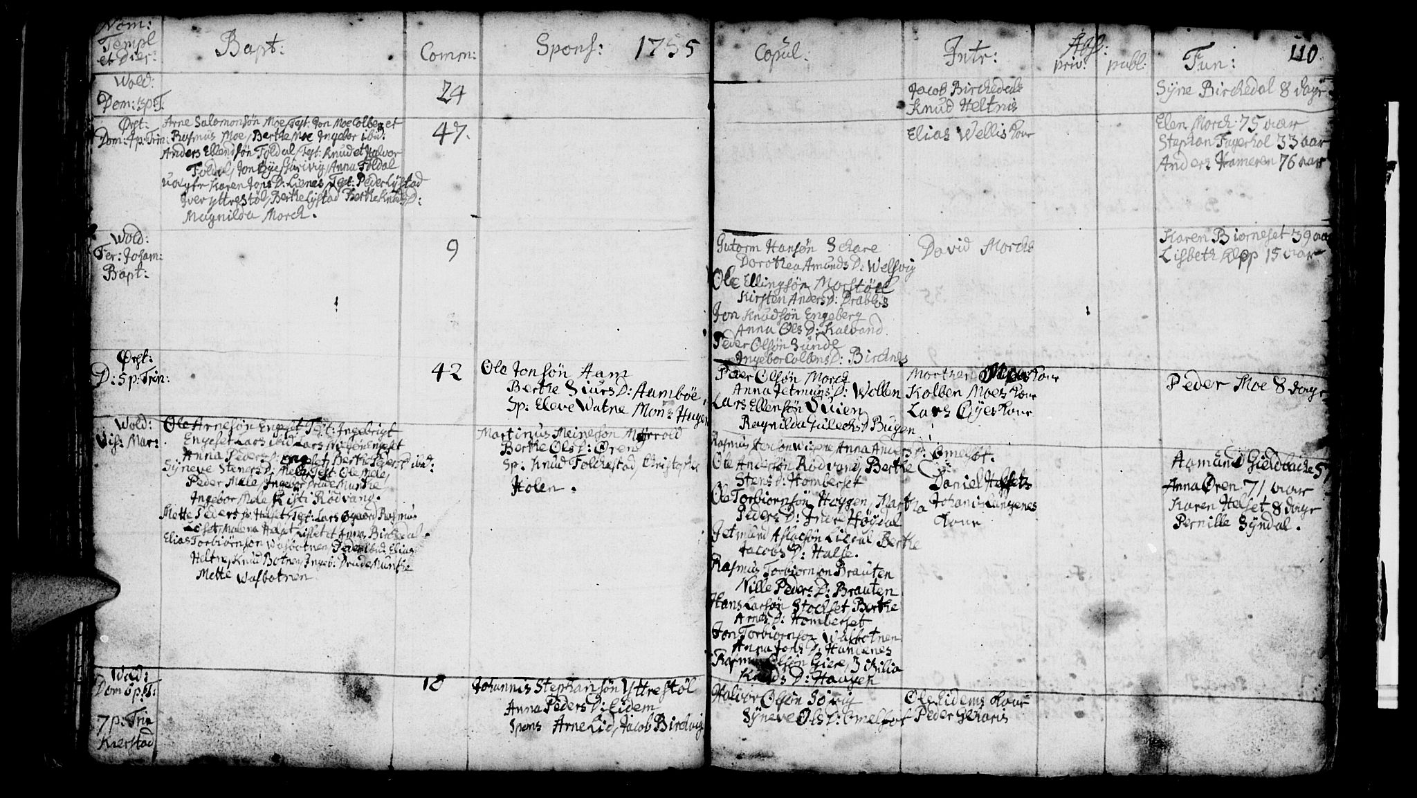 Ministerialprotokoller, klokkerbøker og fødselsregistre - Møre og Romsdal, AV/SAT-A-1454/511/L0135: Parish register (official) no. 511A02, 1741-1760, p. 110