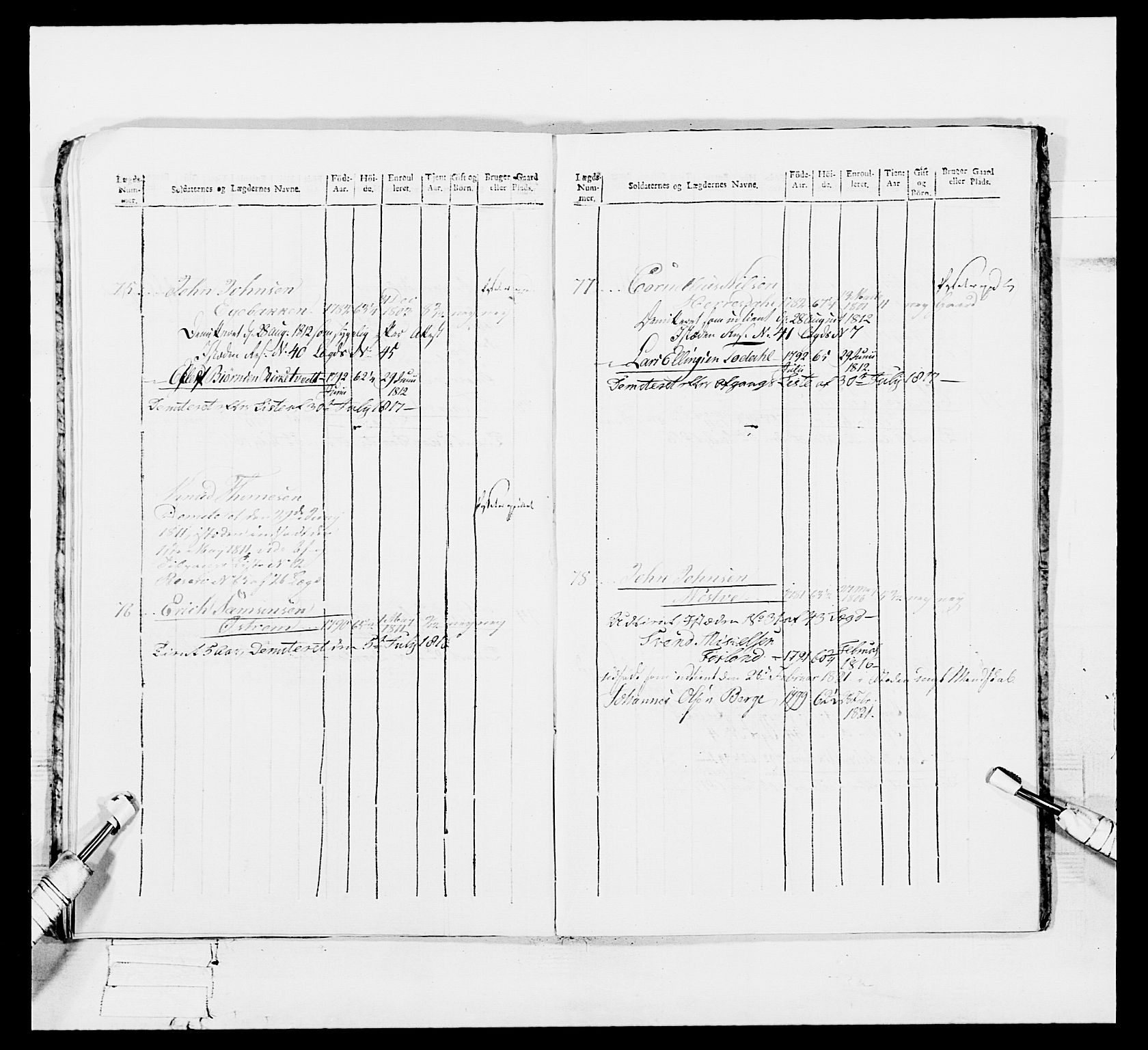 Generalitets- og kommissariatskollegiet, Det kongelige norske kommissariatskollegium, AV/RA-EA-5420/E/Eh/L0113: Vesterlenske nasjonale infanteriregiment, 1812, p. 561