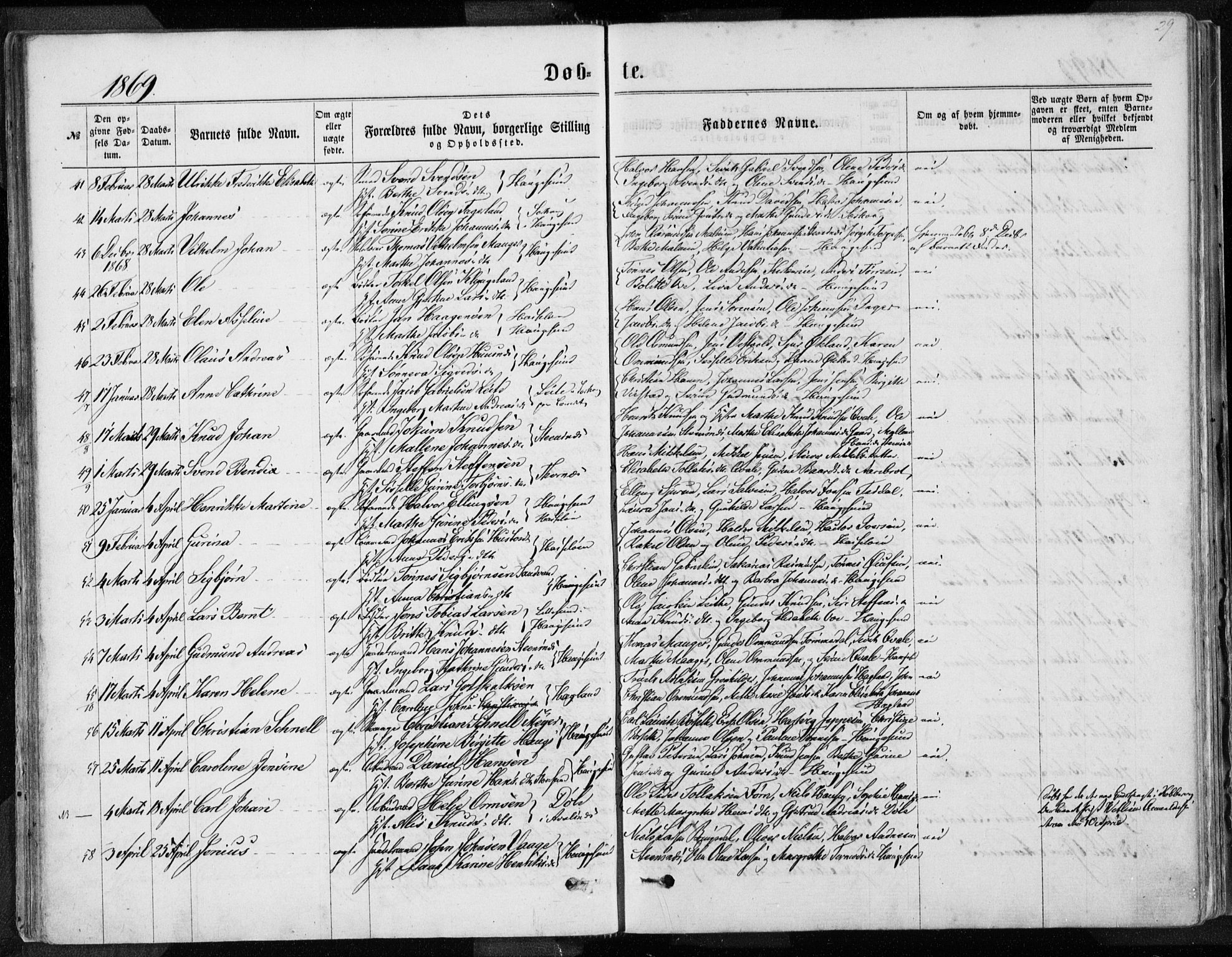 Torvastad sokneprestkontor, AV/SAST-A -101857/H/Ha/Haa/L0012: Parish register (official) no. A 12.1, 1867-1877, p. 28