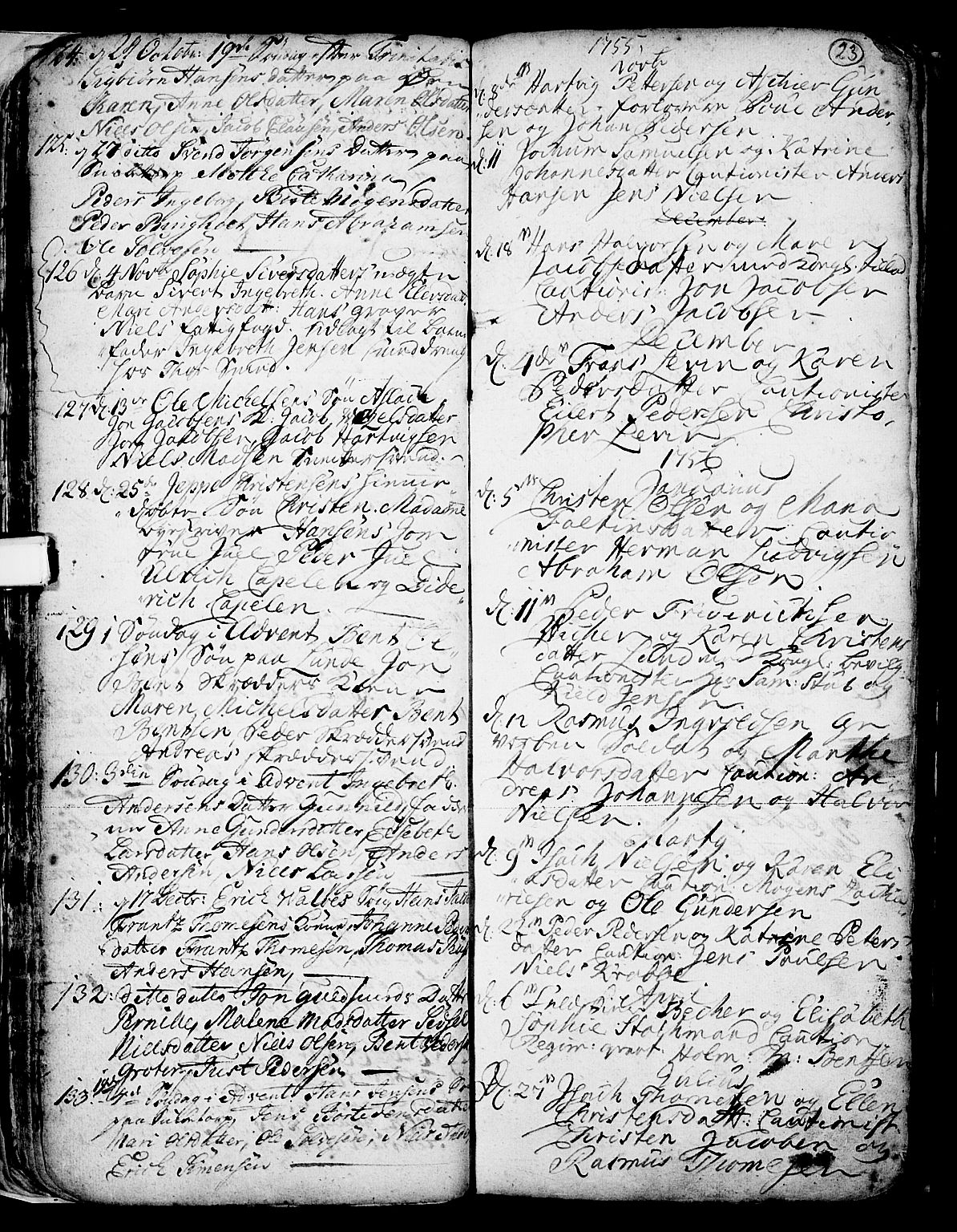 Skien kirkebøker, SAKO/A-302/F/Fa/L0002: Parish register (official) no. 2, 1716-1757, p. 23