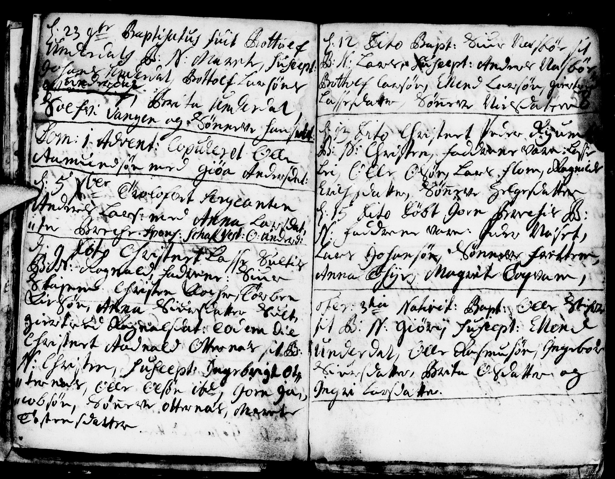 Aurland sokneprestembete, SAB/A-99937/H/Ha/Haa/L0001: Parish register (official) no. A 1, 1716-1734, p. 58