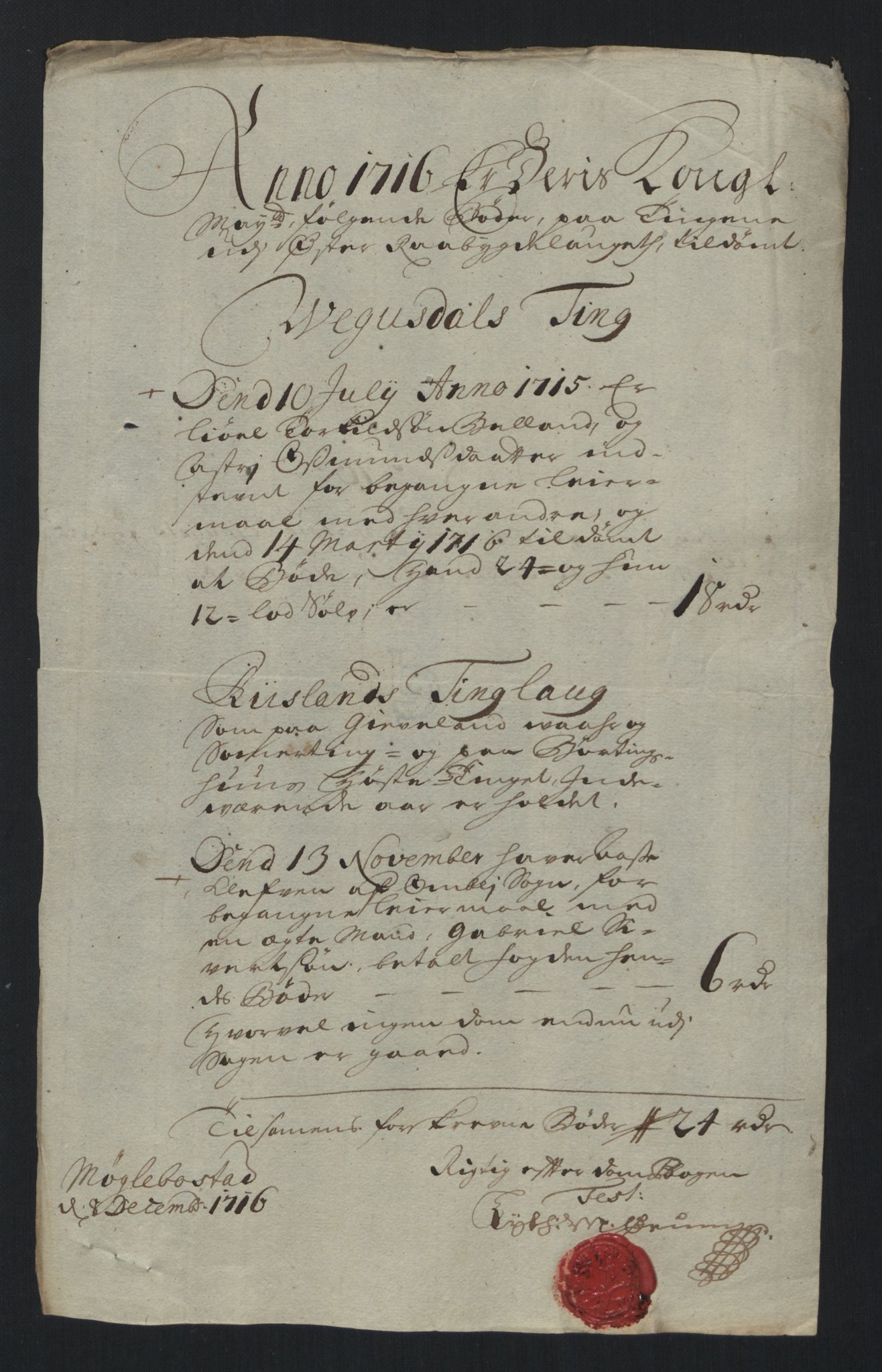 Rentekammeret inntil 1814, Reviderte regnskaper, Fogderegnskap, AV/RA-EA-4092/R40/L2452: Fogderegnskap Råbyggelag, 1716-1717, p. 99