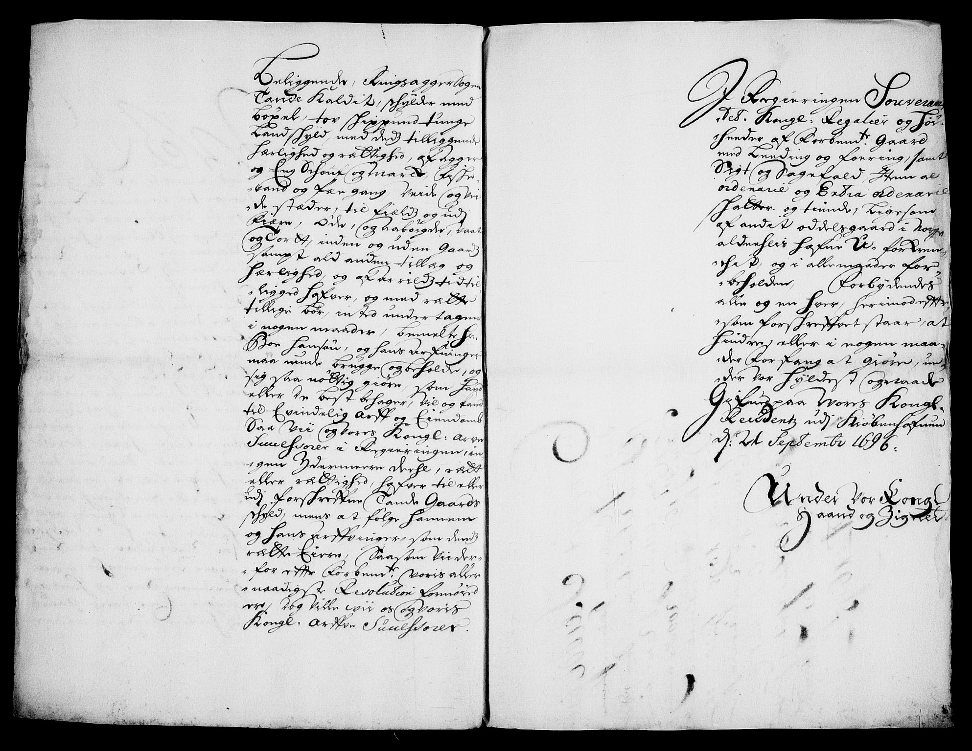 Rentekammeret inntil 1814, Realistisk ordnet avdeling, RA/EA-4070/On/L0013: [Jj 14]: Forskjellige dokumenter om krongodset i Norge, 1672-1722, p. 238