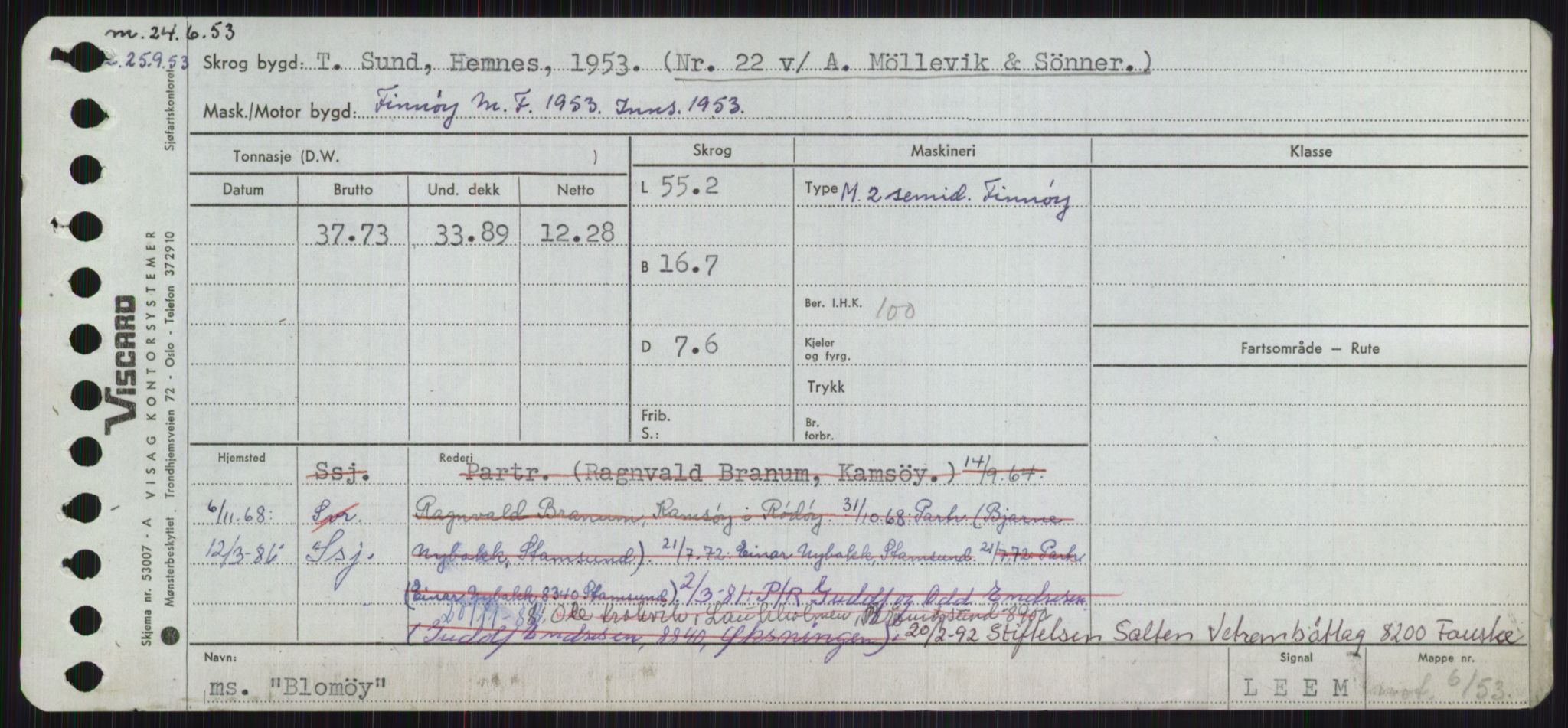 Sjøfartsdirektoratet med forløpere, Skipsmålingen, AV/RA-S-1627/H/Ha/L0001/0002: Fartøy, A-Eig / Fartøy Bjør-Eig, p. 63