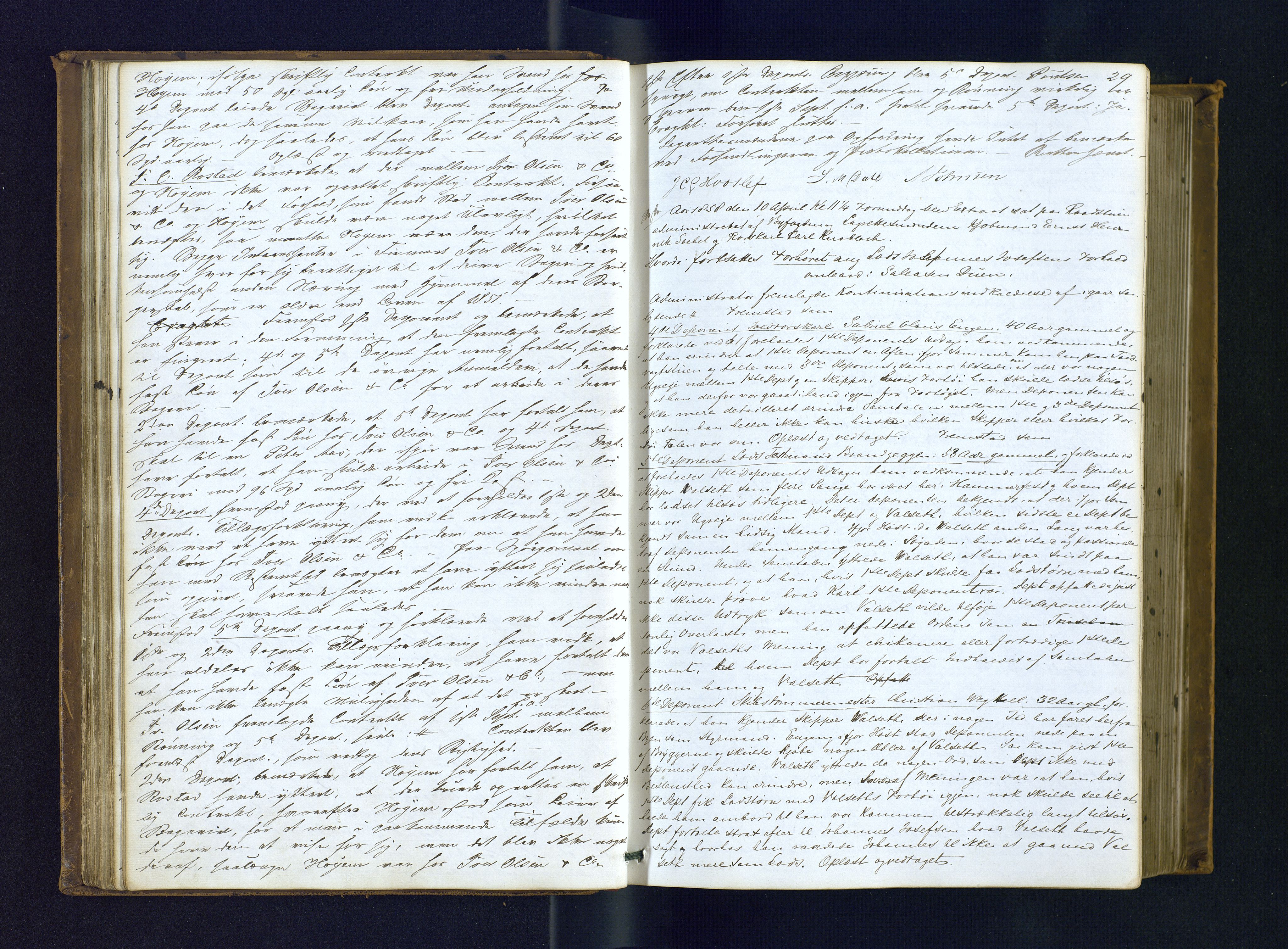 Byfogden i Hammerfest, AV/SATØ-S-0064/G/L0115: Ekstrarettsprotokoll m/reg., 1857-1864, p. 29