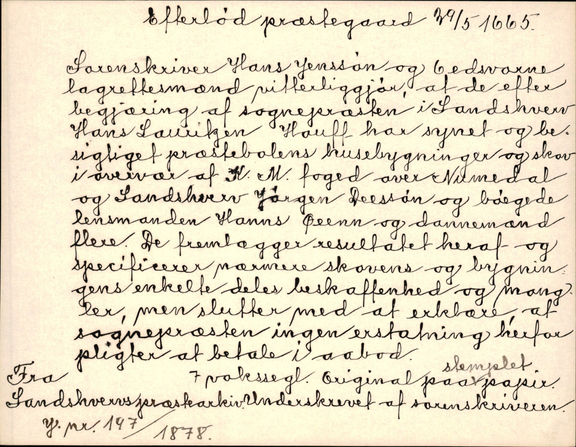 Riksarkivets diplomsamling, AV/RA-EA-5965/F35/F35k/L0002: Regestsedler: Prestearkiver fra Hedmark, Oppland, Buskerud og Vestfold, p. 413