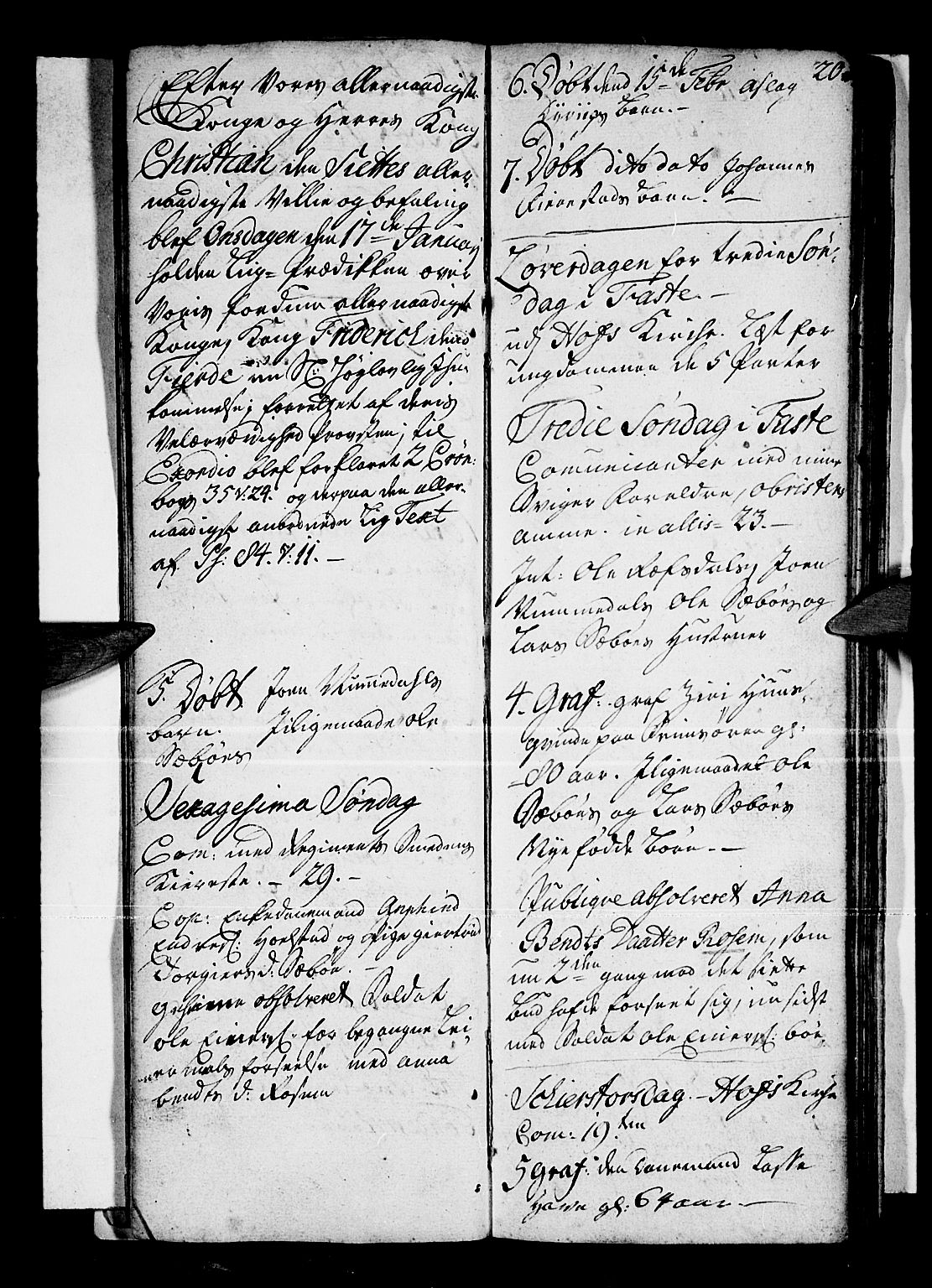 Vik sokneprestembete, AV/SAB-A-81501/H/Haa/Haaa/L0001: Parish register (official) no. A 1 / 1, 1727-1740, p. 20