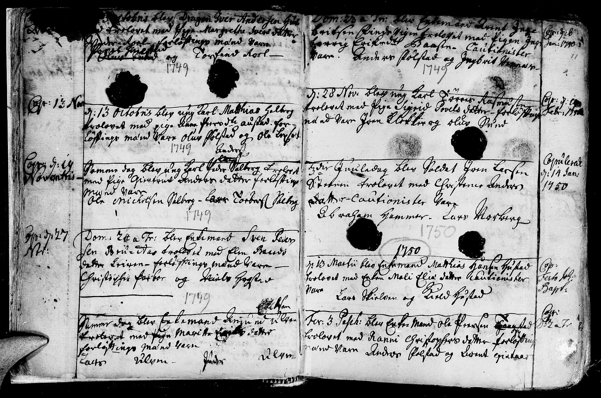 Ministerialprotokoller, klokkerbøker og fødselsregistre - Nord-Trøndelag, SAT/A-1458/730/L0272: Parish register (official) no. 730A01, 1733-1764, p. 11