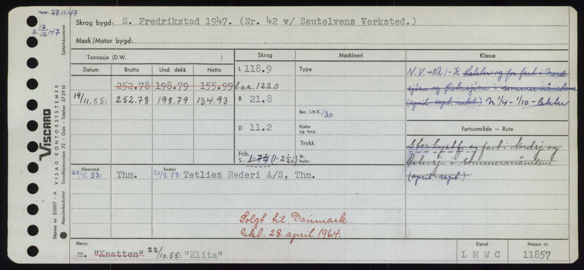 Sjøfartsdirektoratet med forløpere, Skipsmålingen, AV/RA-S-1627/H/Hd/L0009: Fartøy, E, p. 337