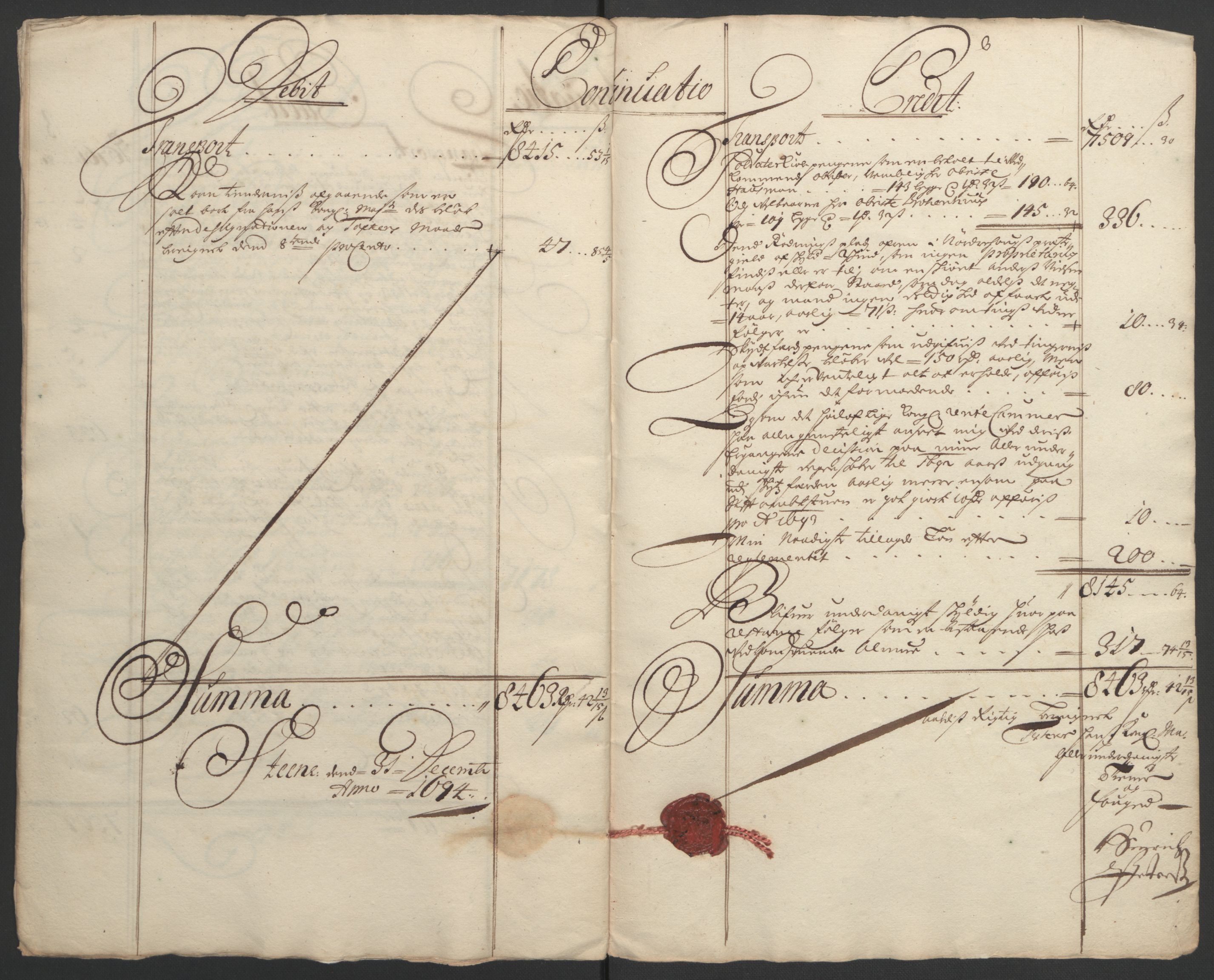 Rentekammeret inntil 1814, Reviderte regnskaper, Fogderegnskap, AV/RA-EA-4092/R22/L1451: Fogderegnskap Ringerike, Hallingdal og Buskerud, 1694, p. 14