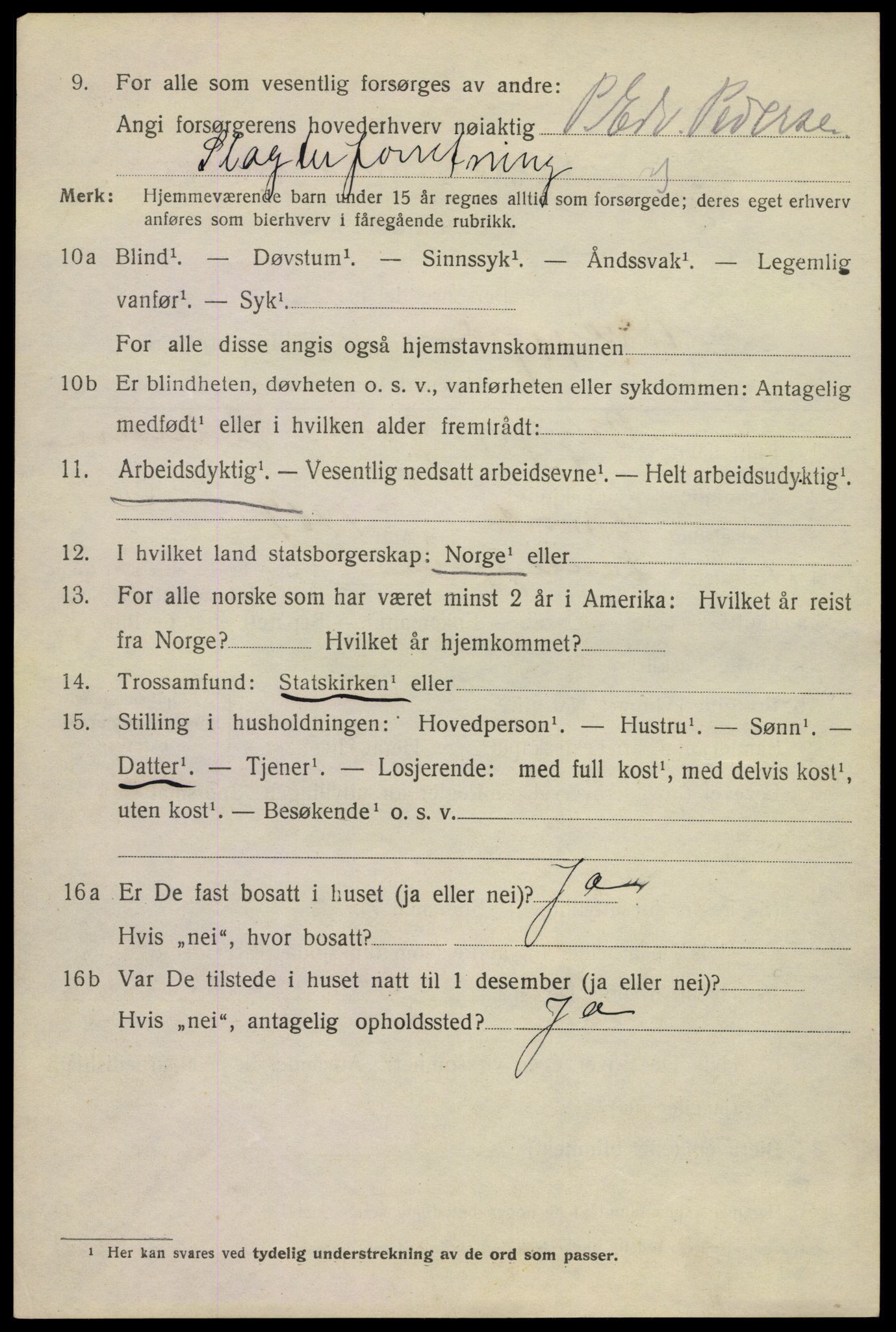 SAKO, 1920 census for Sandefjord, 1920, p. 8425