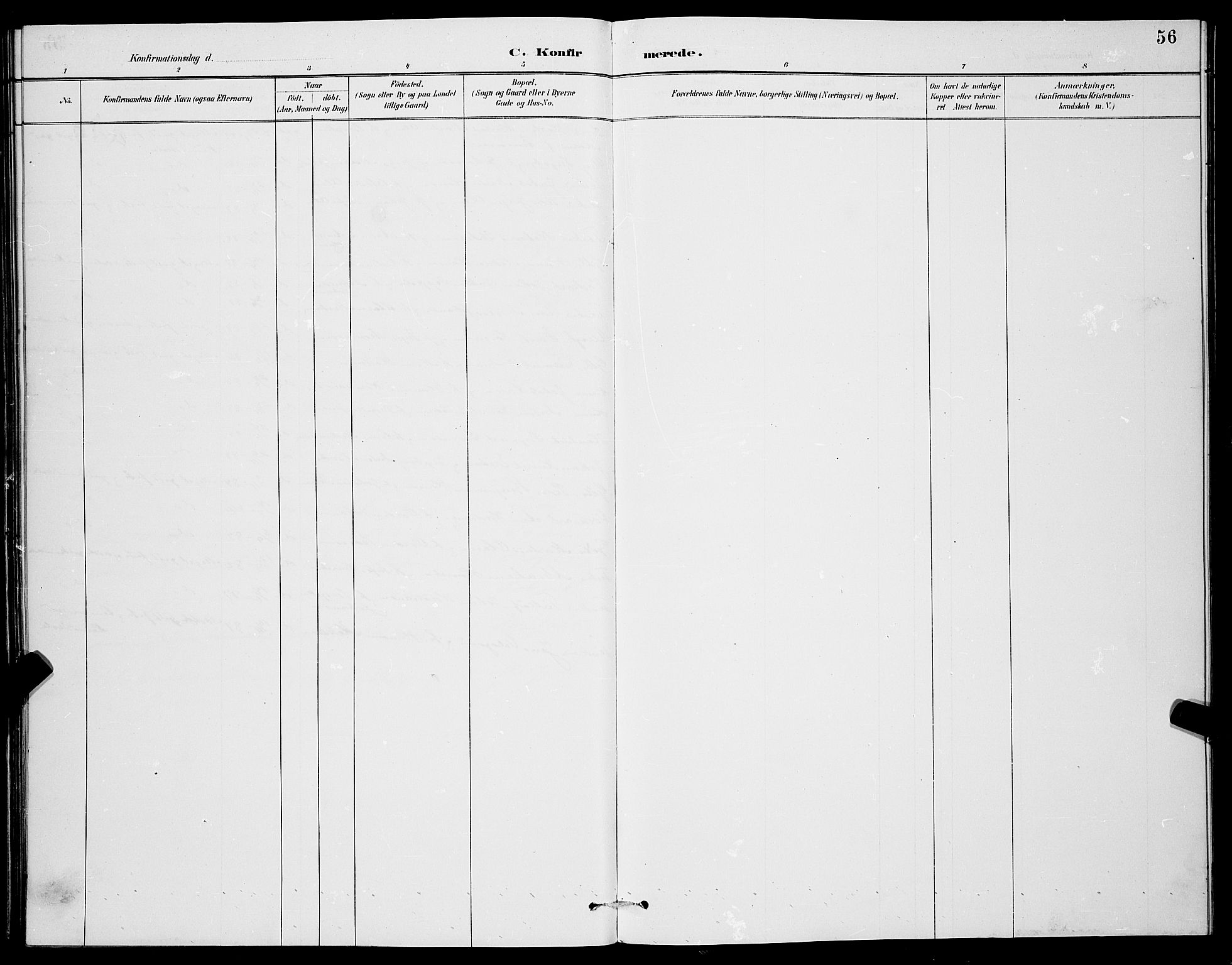 Berg sokneprestkontor, SATØ/S-1318/G/Ga/Gab/L0004klokker: Parish register (copy) no. 4, 1887-1897, p. 56