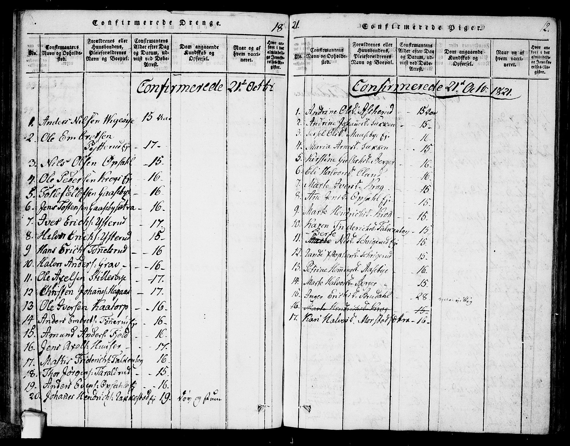 Rødenes prestekontor Kirkebøker, AV/SAO-A-2005/F/Fa/L0004: Parish register (official) no. I 4, 1814-1838, p. 12