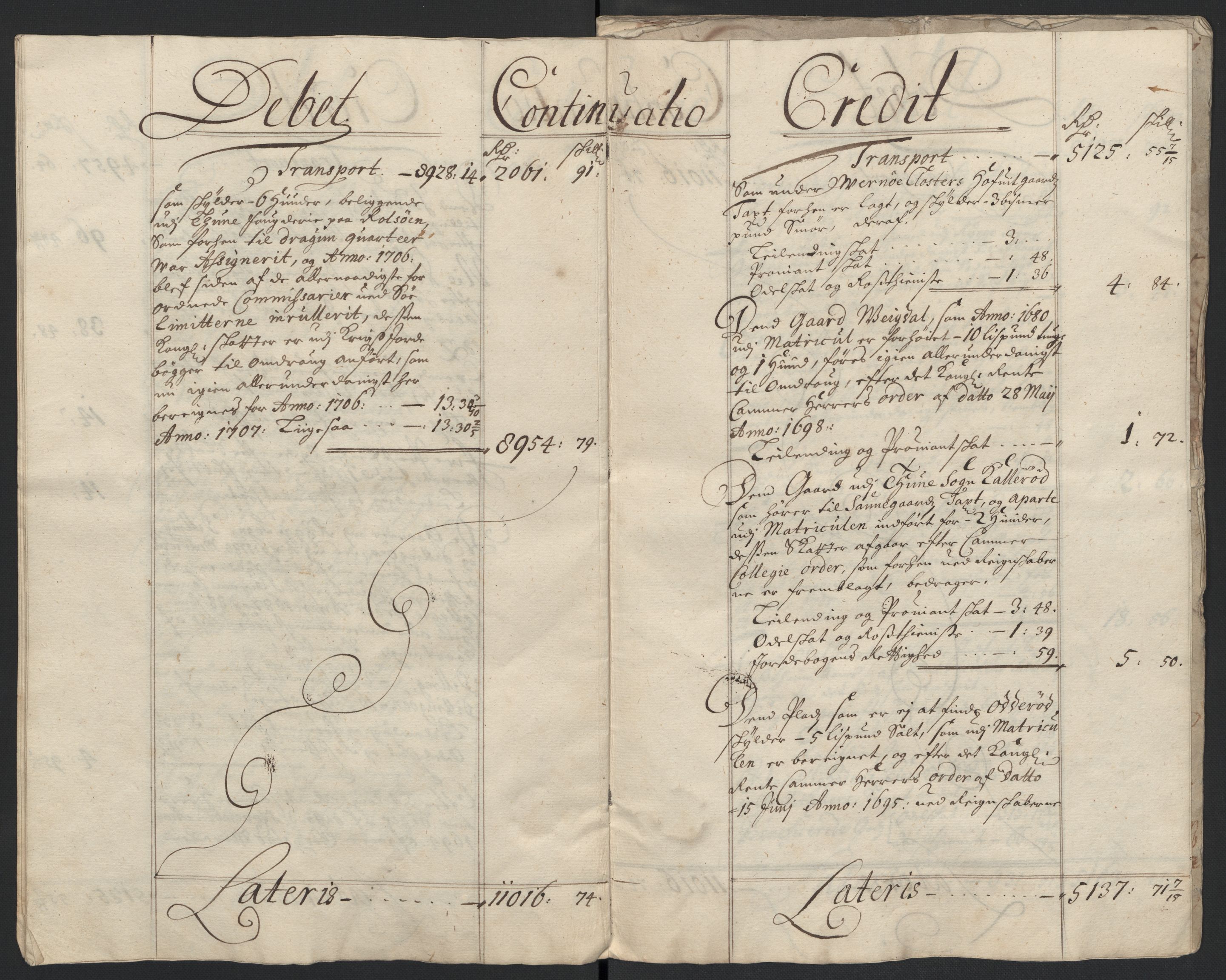 Rentekammeret inntil 1814, Reviderte regnskaper, Fogderegnskap, AV/RA-EA-4092/R04/L0134: Fogderegnskap Moss, Onsøy, Tune, Veme og Åbygge, 1707-1708, p. 249