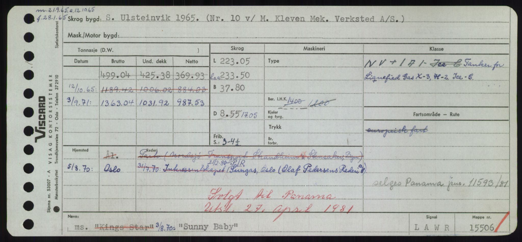 Sjøfartsdirektoratet med forløpere, Skipsmålingen, RA/S-1627/H/Hd/L0037: Fartøy, Su-Så, p. 133