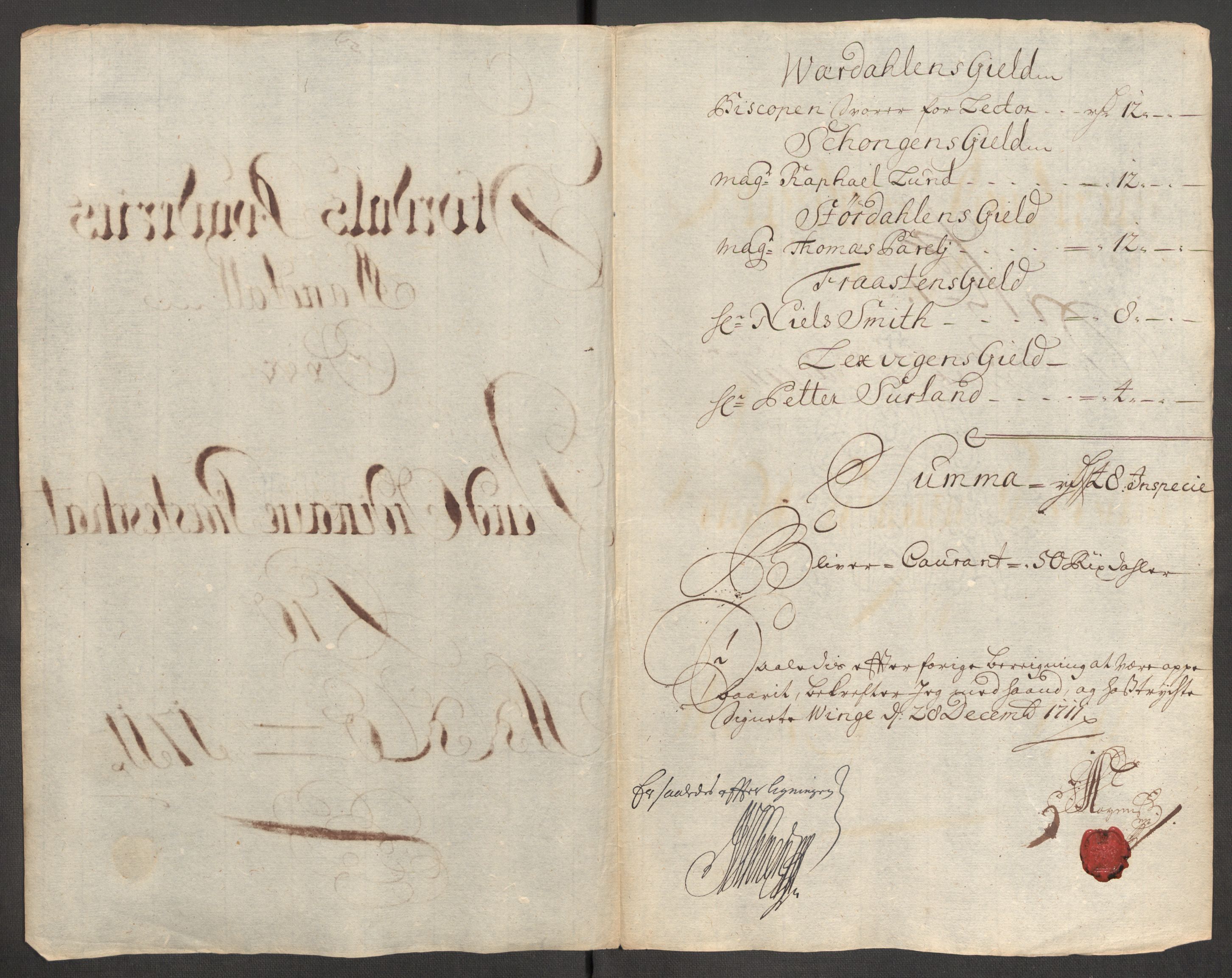 Rentekammeret inntil 1814, Reviderte regnskaper, Fogderegnskap, AV/RA-EA-4092/R62/L4201: Fogderegnskap Stjørdal og Verdal, 1711, p. 117