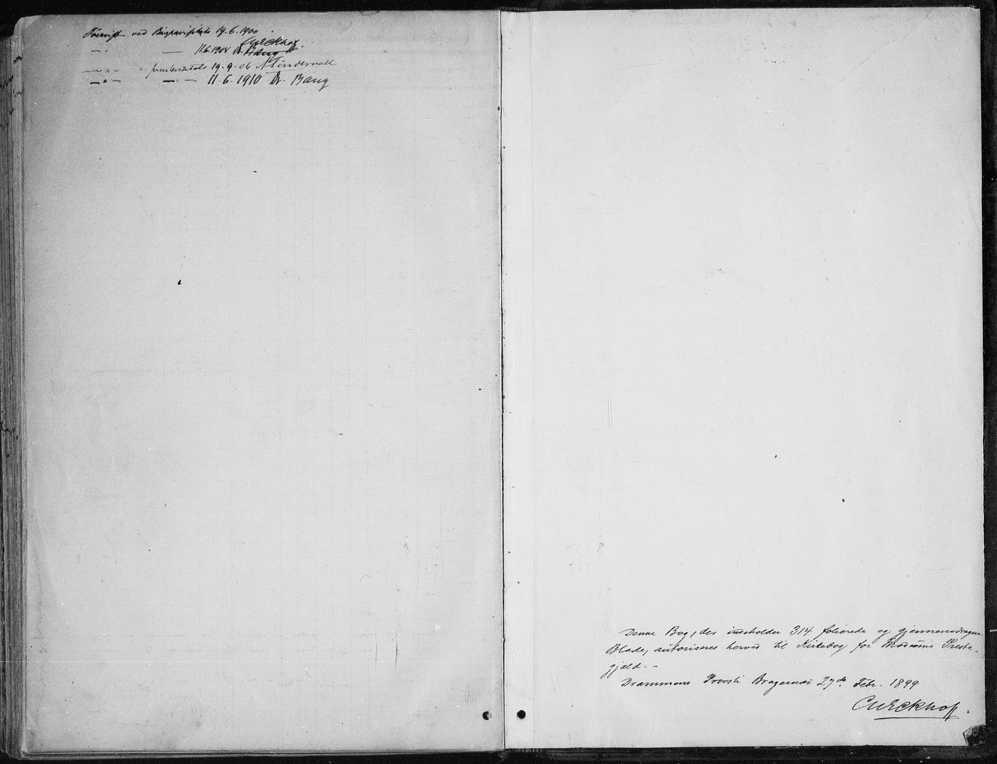 Modum kirkebøker, SAKO/A-234/F/Fa/L0013: Parish register (official) no. 13, 1899-1907