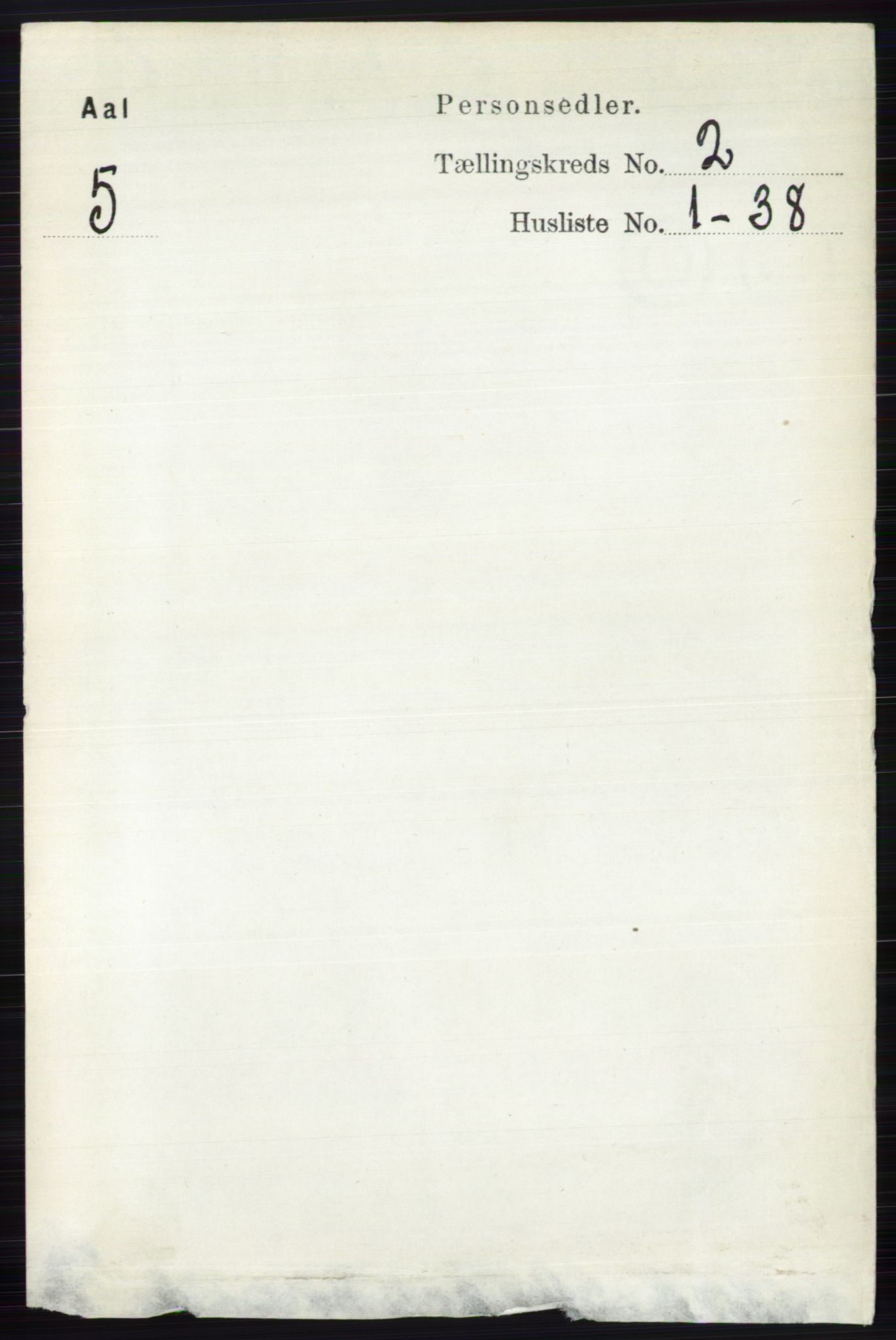 RA, 1891 census for 0619 Ål, 1891, p. 371