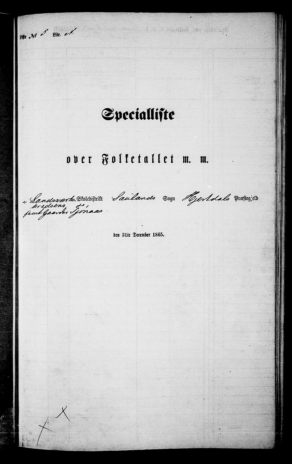 RA, 1865 census for Hjartdal, 1865, p. 81