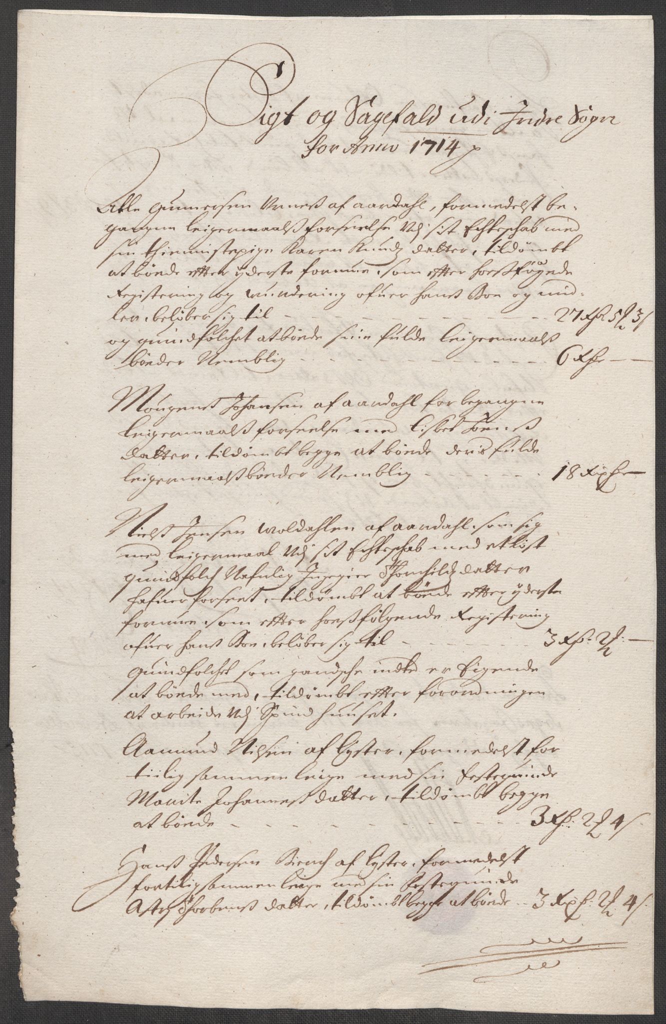 Rentekammeret inntil 1814, Reviderte regnskaper, Fogderegnskap, RA/EA-4092/R52/L3319: Fogderegnskap Sogn, 1713-1714, p. 821