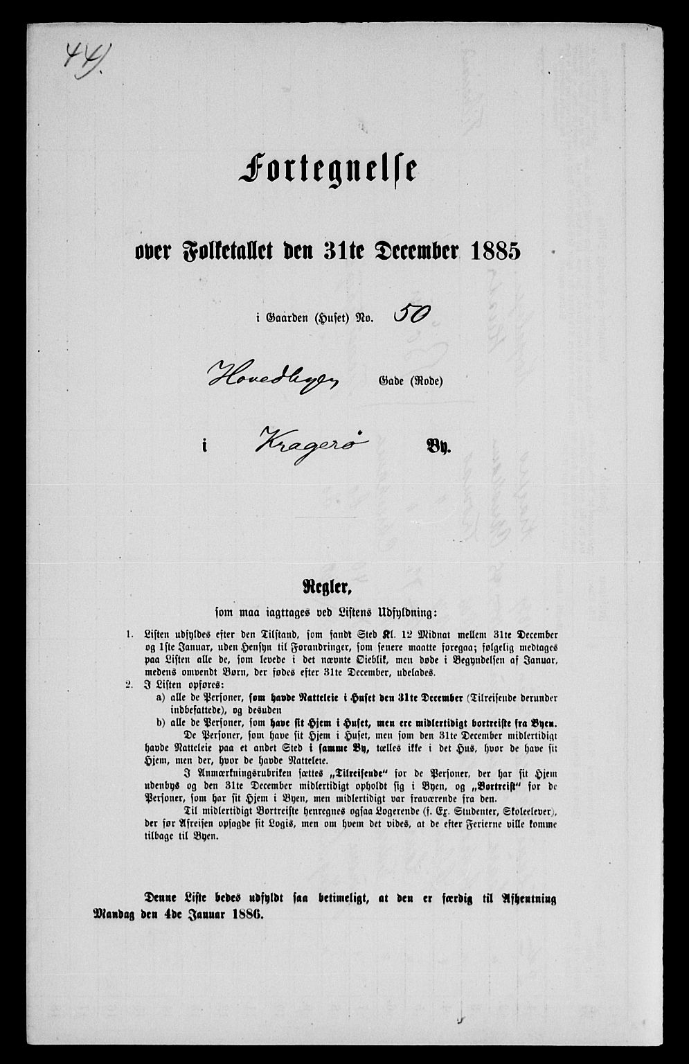 SAKO, 1885 census for 0801 Kragerø, 1885, p. 1124