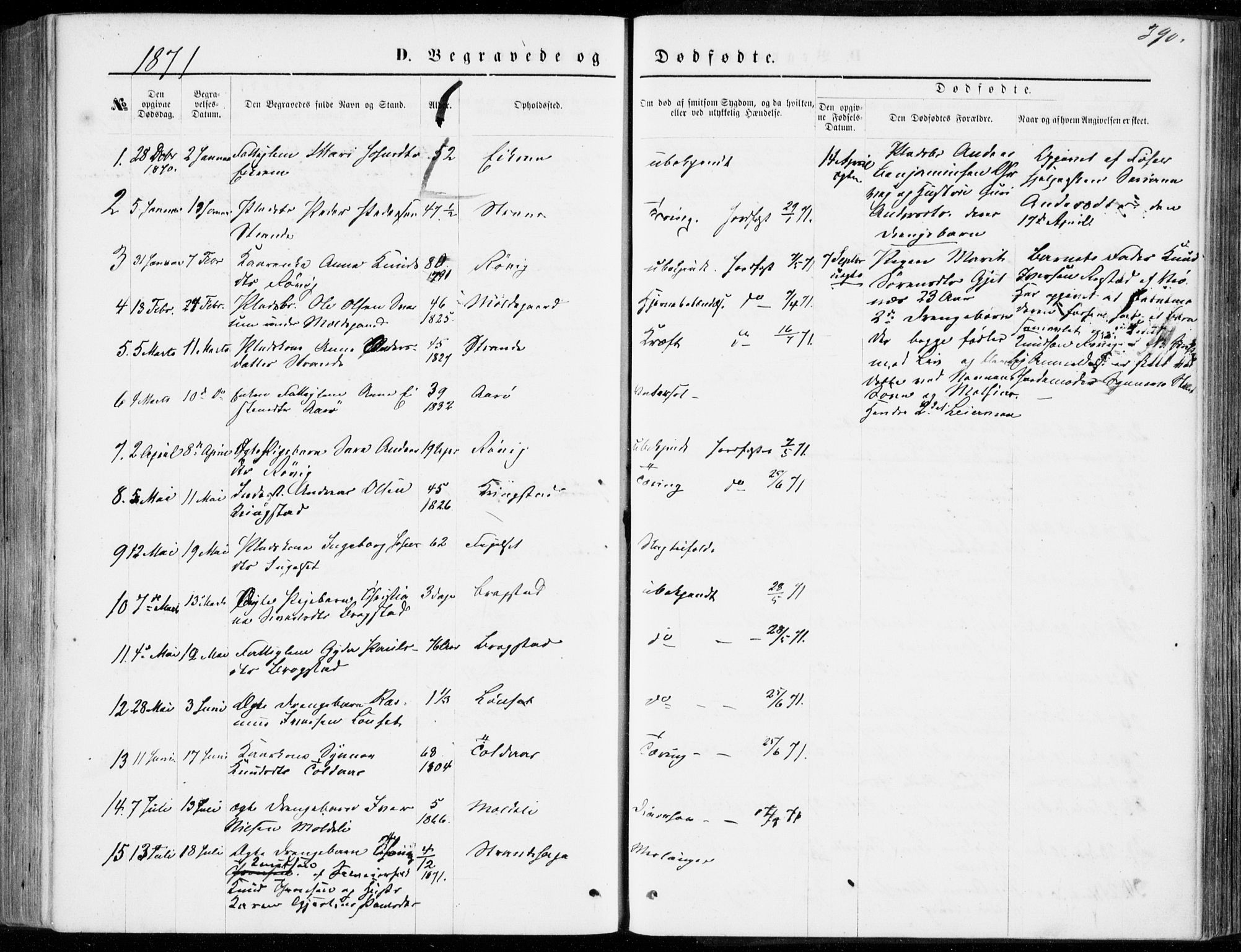 Ministerialprotokoller, klokkerbøker og fødselsregistre - Møre og Romsdal, SAT/A-1454/555/L0655: Parish register (official) no. 555A05, 1869-1886, p. 390