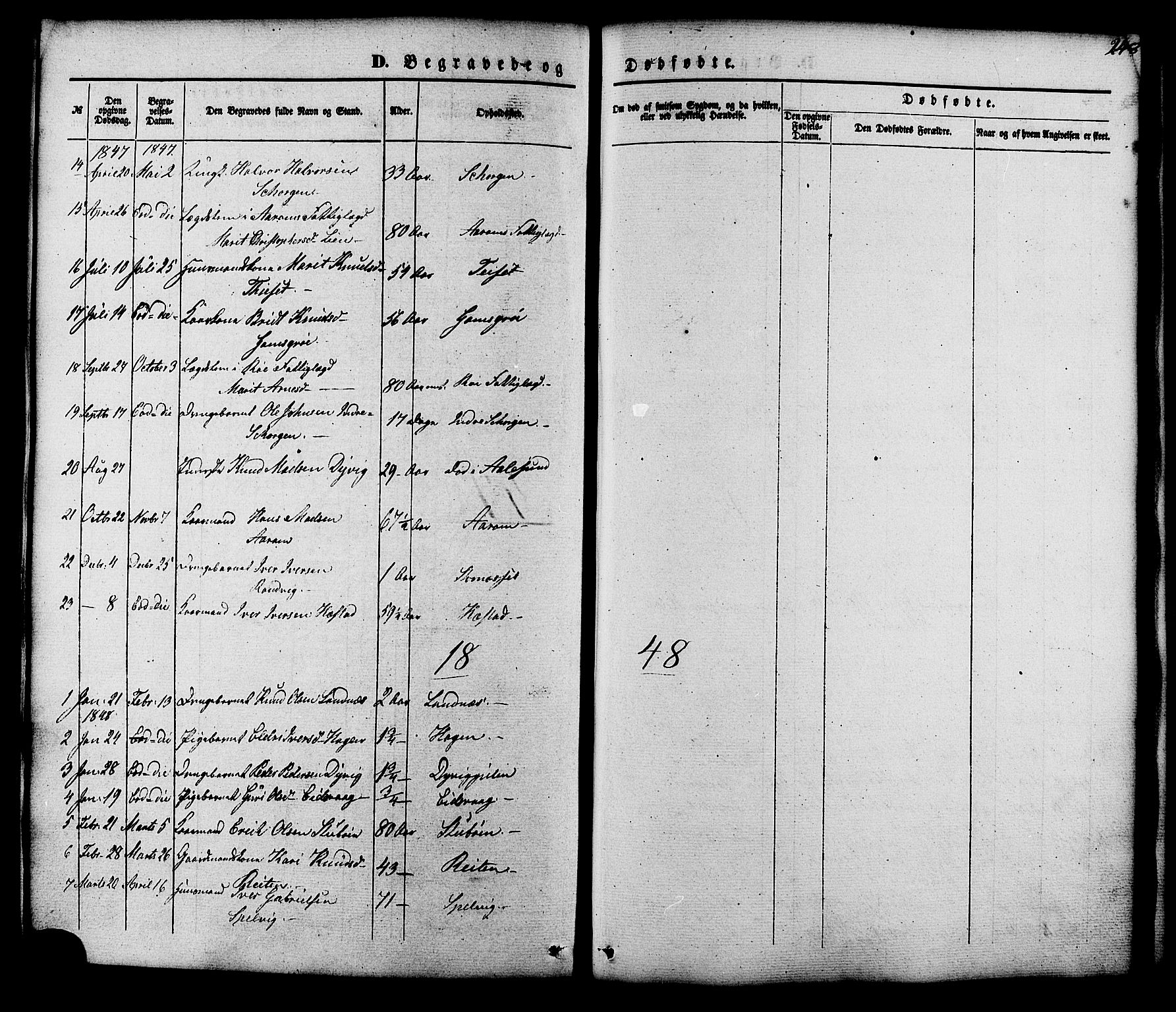 Ministerialprotokoller, klokkerbøker og fødselsregistre - Møre og Romsdal, AV/SAT-A-1454/551/L0625: Parish register (official) no. 551A05, 1846-1879, p. 248