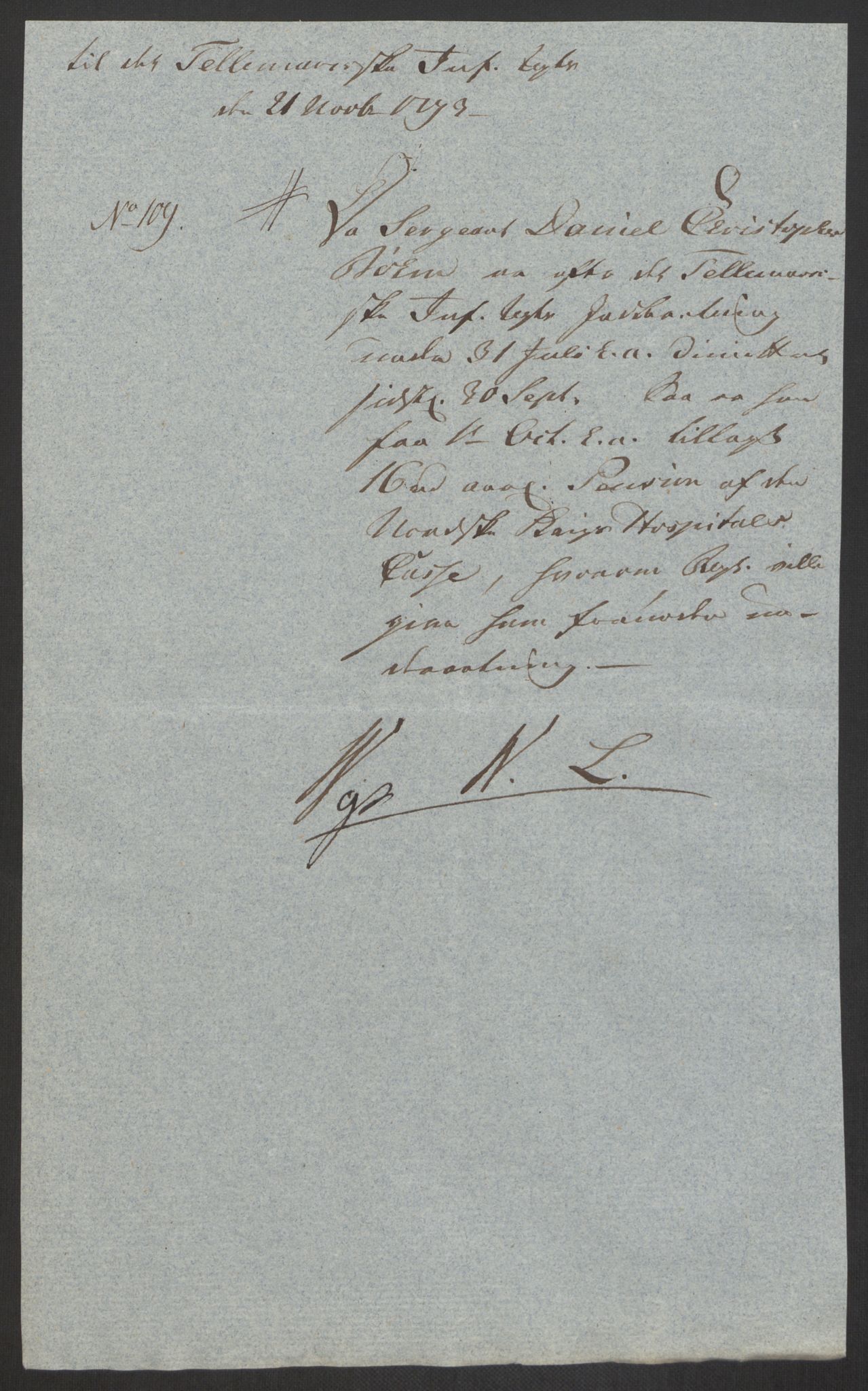Forsvaret, Den norske kvesthuskasse/krigshospitalkasse, AV/RA-RAFA-1887/F/Fa/L0008: Konsepter, 1790-1793, p. 1216