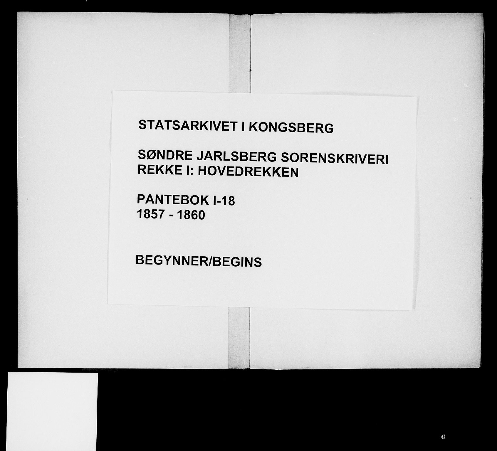 Søndre Jarlsberg sorenskriveri, SAKO/A-129/G/Ga/Gaa/L0018: Mortgage book no. I 18, 1857-1860