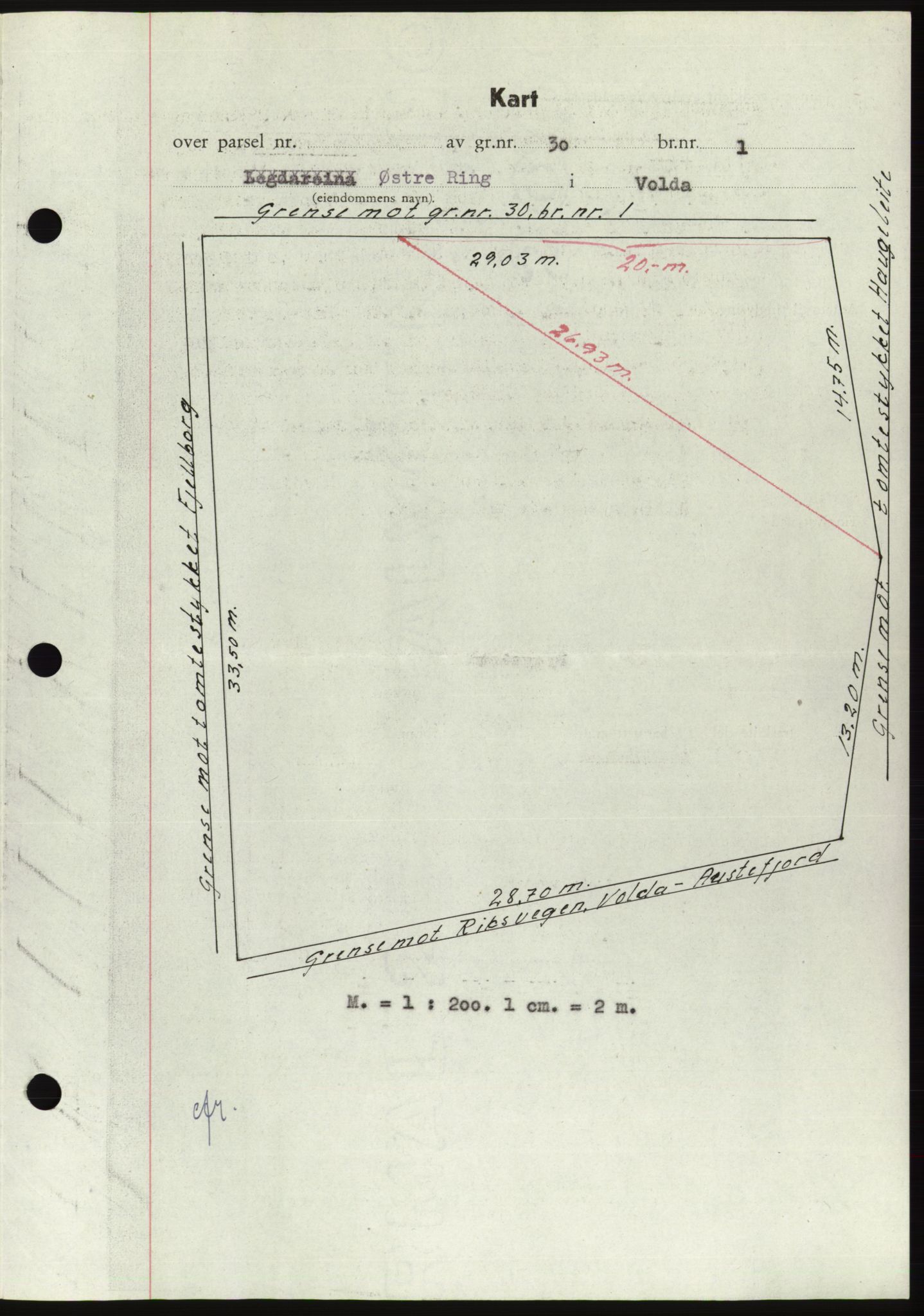 Søre Sunnmøre sorenskriveri, AV/SAT-A-4122/1/2/2C/L0078: Mortgage book no. 4A, 1946-1946, Diary no: : 895/1946